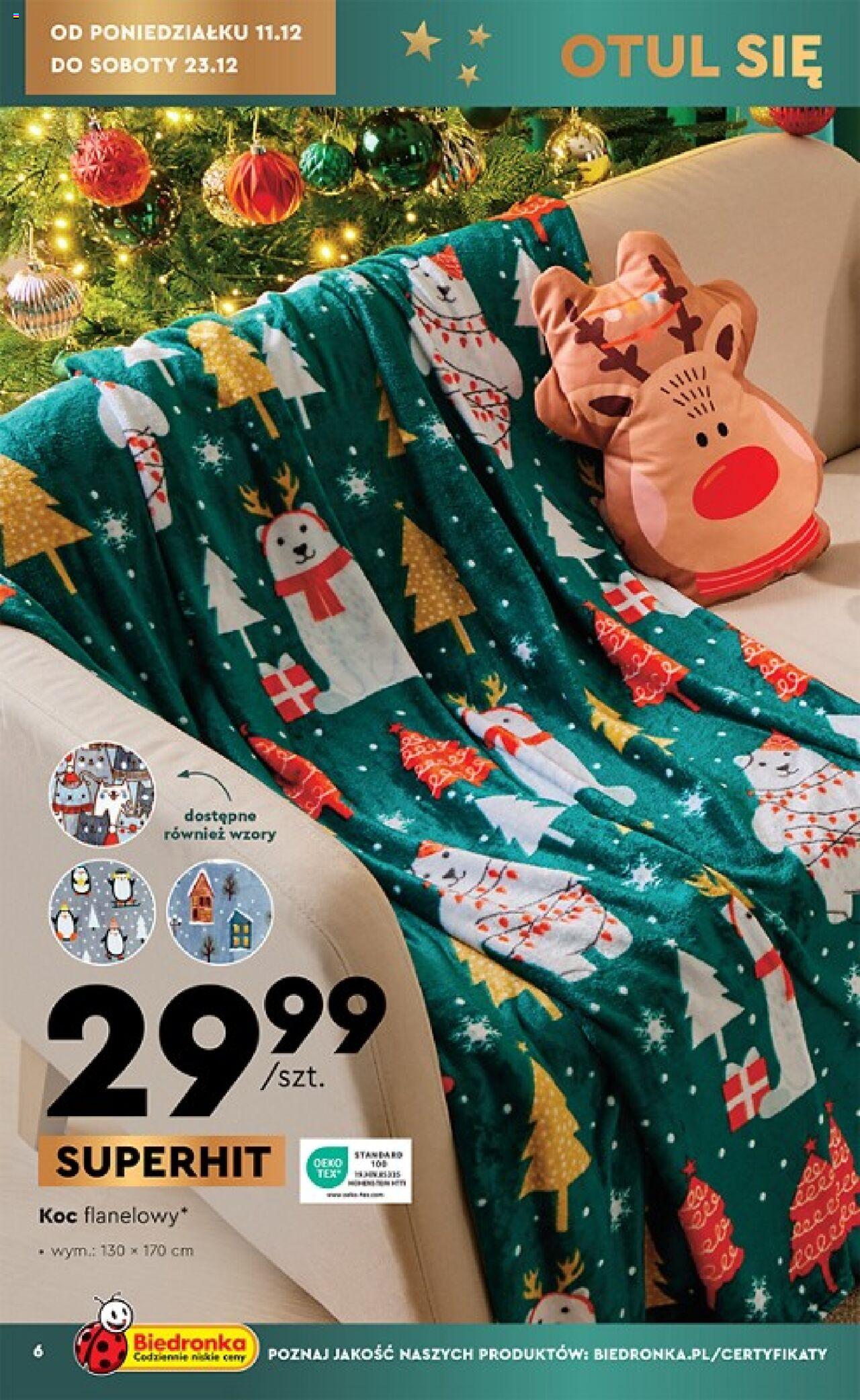 Biedronka Katalog gazetka ważna od 11.12.2023 do 22.12.2023 strona 6