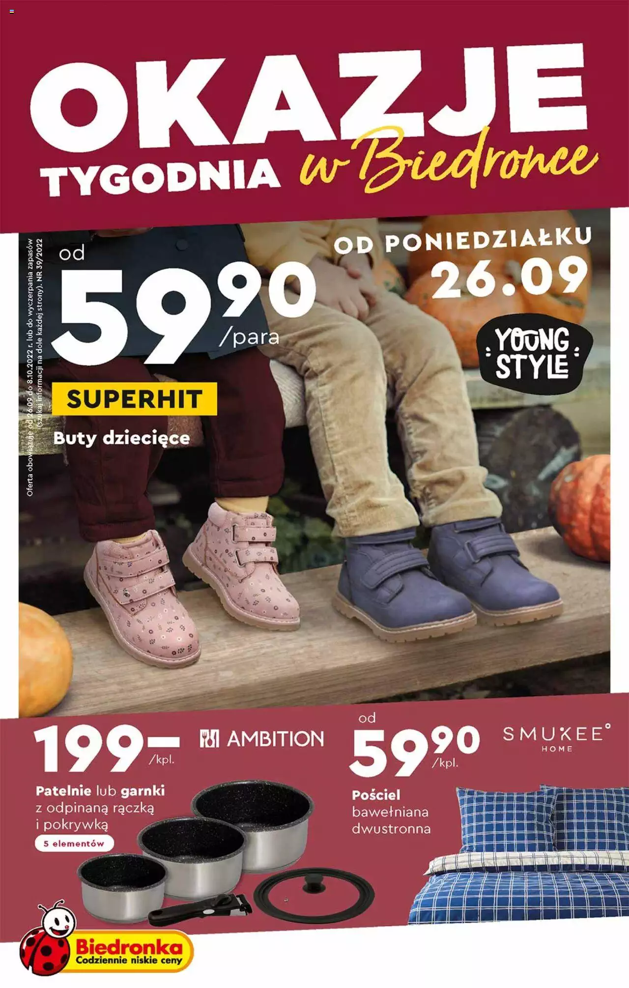 Biedronka Katalog gazetka ważna od 26.09.2022 do 08.10.2022 strona 1