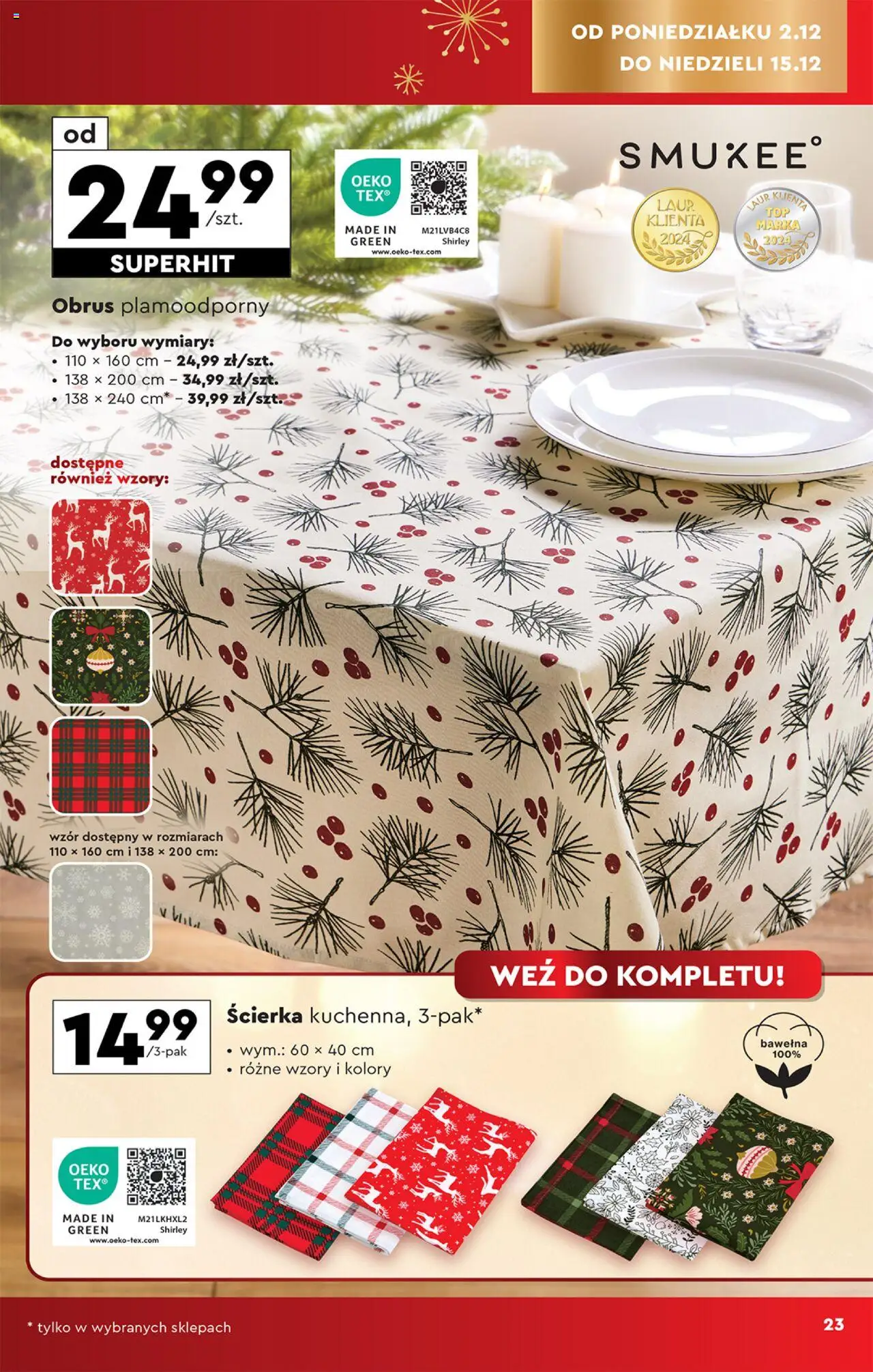 Biedronka Okazje tygodnia gazetka ważna od 02.12.2024 do 15.12.2024 strona 23