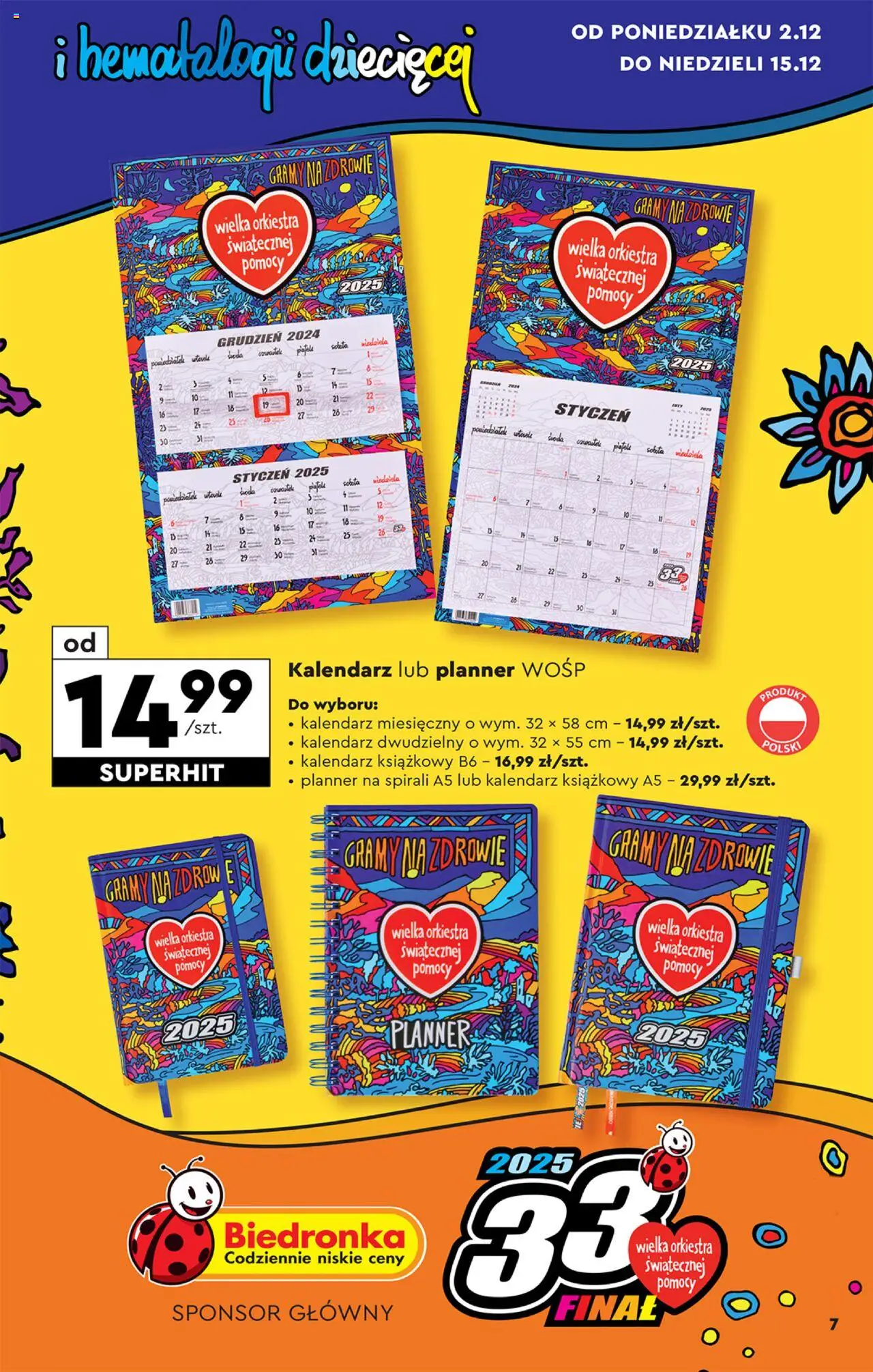 Biedronka Okazje tygodnia gazetka ważna od 02.12.2024 do 15.12.2024 strona 7