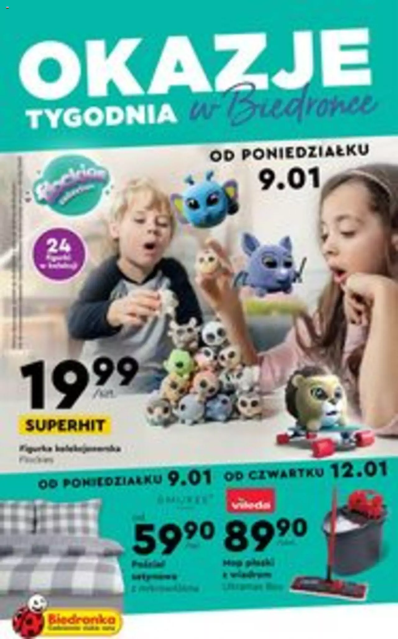 Biedronka Okazje tygodnia gazetka ważna od 09.01.2023 do 21.01.2023 strona 1