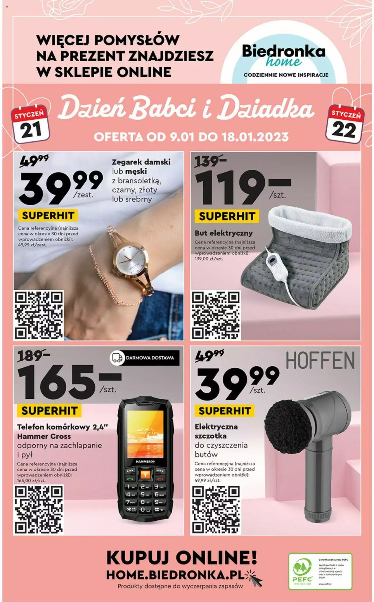 Biedronka Okazje tygodnia gazetka ważna od 09.01.2023 do 21.01.2023 strona 33