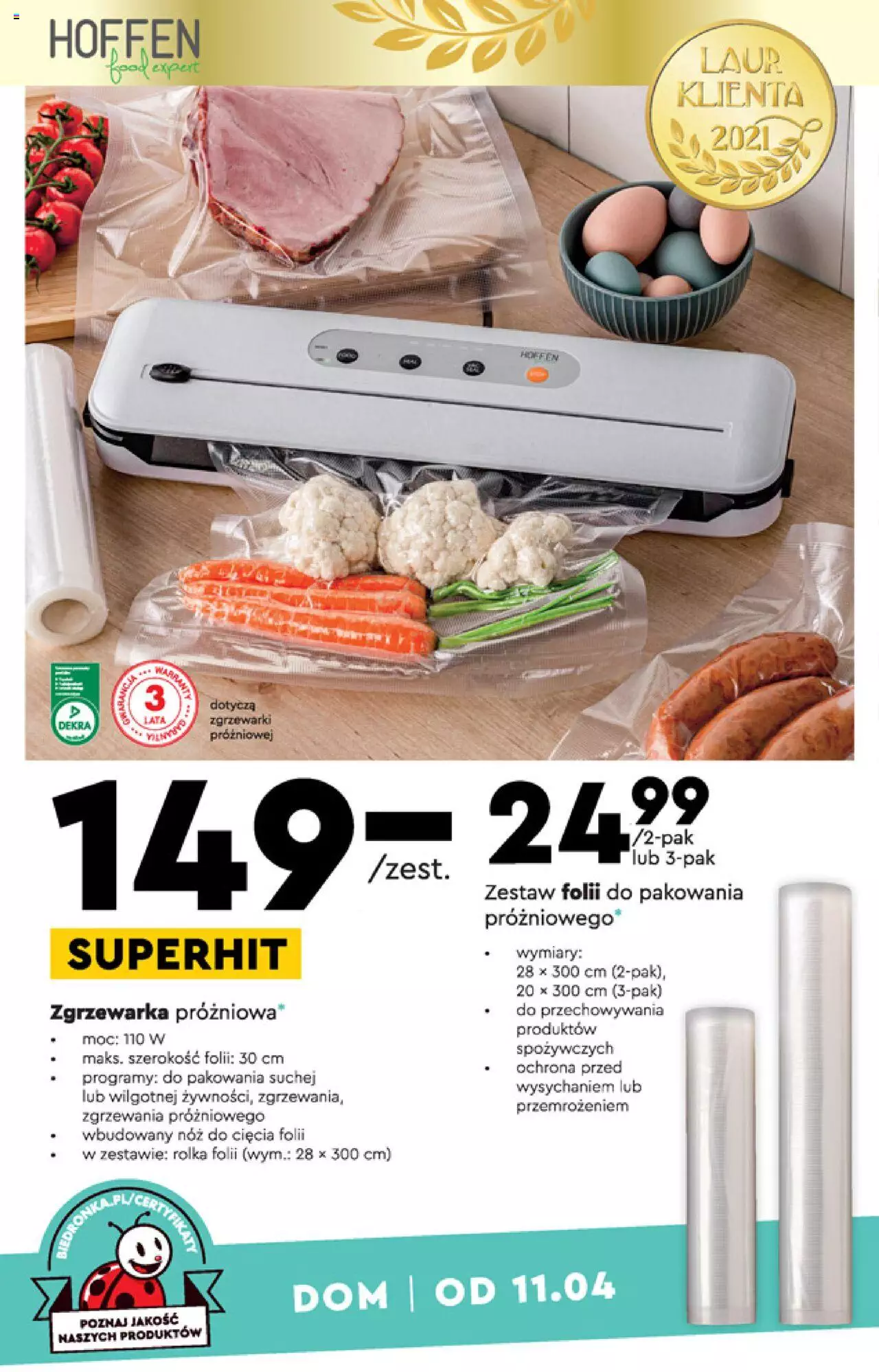 Biedronka Okazje tygodnia gazetka ważna od  11.04.2022 do 14.04.2022 strona 18
