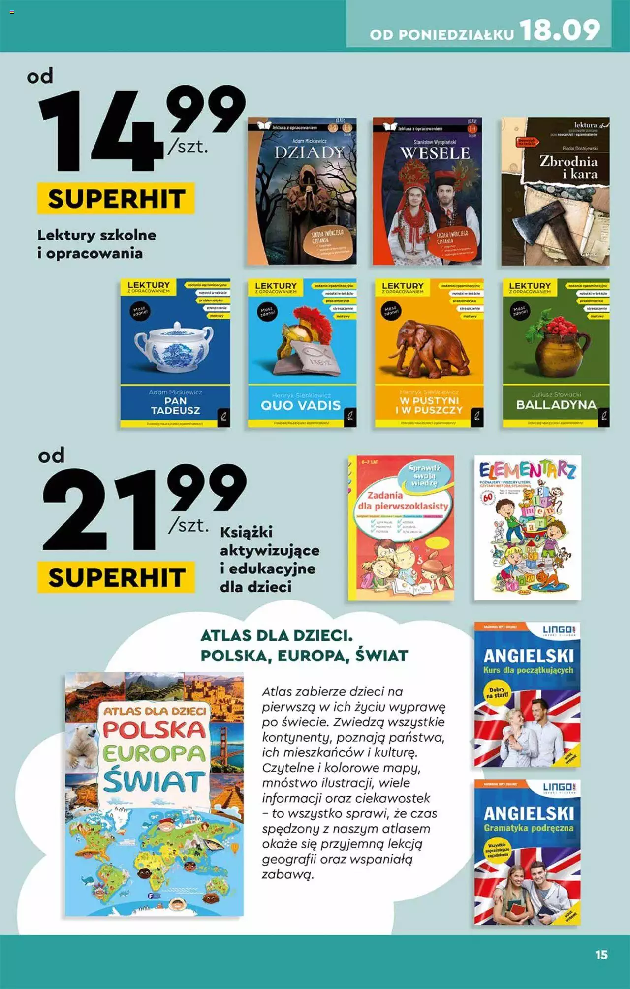 Biedronka Okazje tygodnia gazetka ważna od 18.09.2023 do 30.09.2023 strona 15
