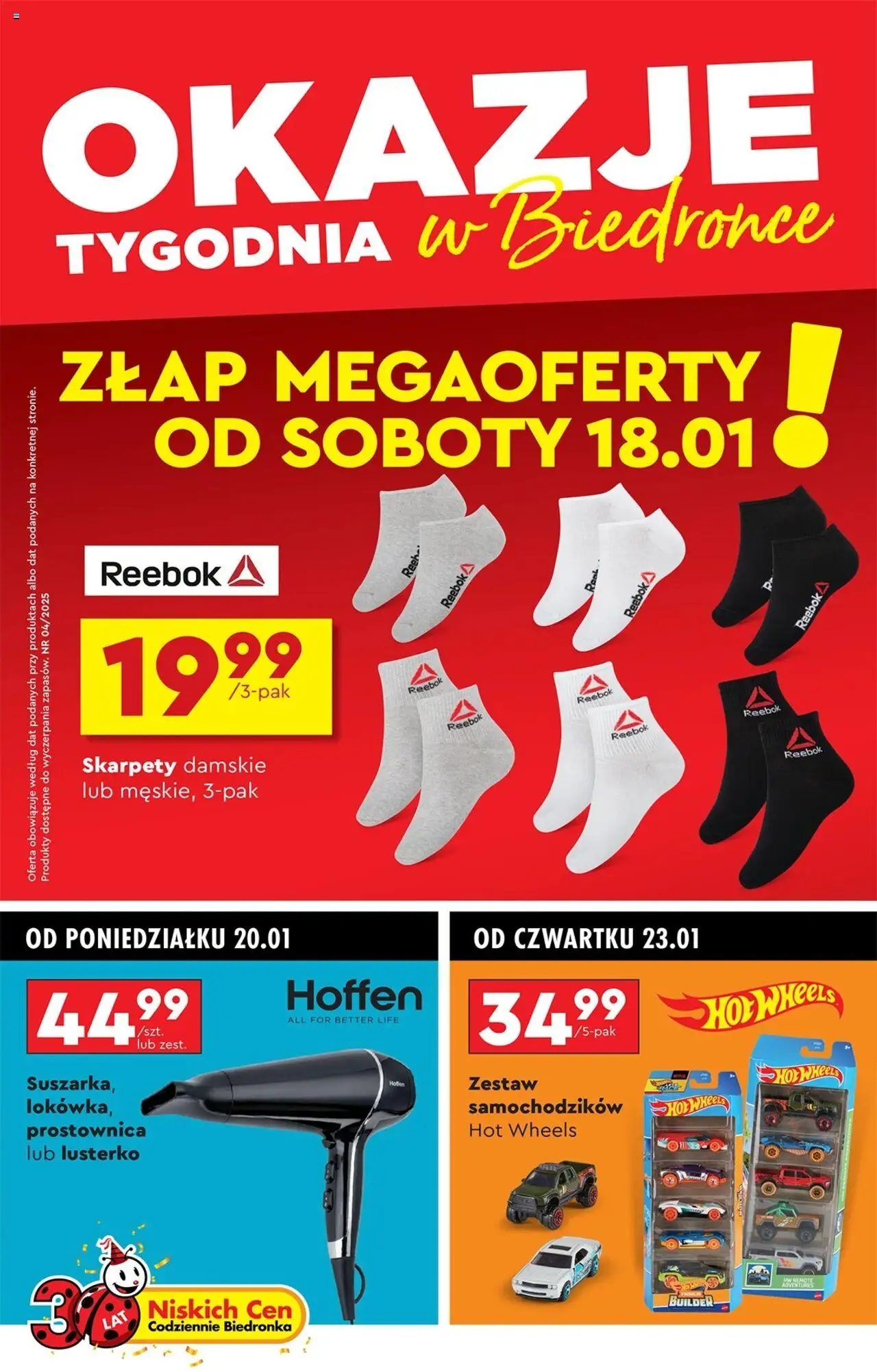 Biedronka Okazje tygodnia gazetka ważna od 20.01.2025 do 26.01.2025 strona 1