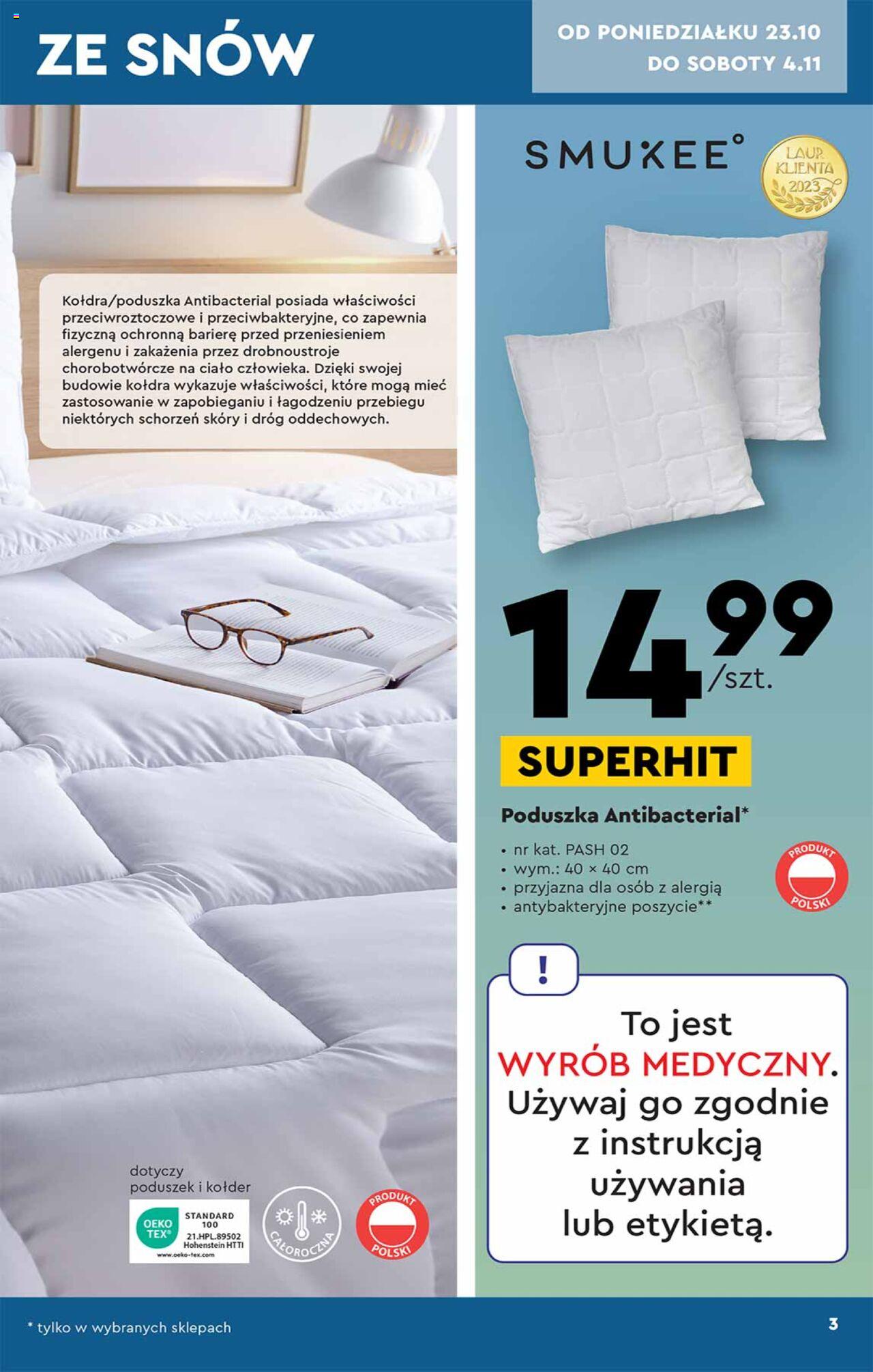 Biedronka Okazje tygodnia gazetka  ważna  od 23.10.2023 do 04.11.2023 strona 3