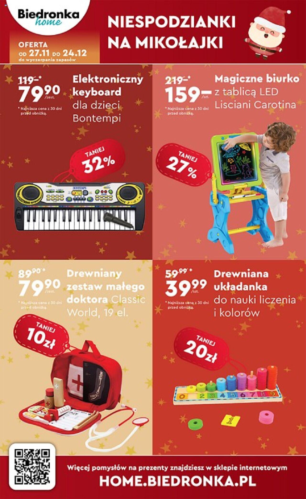 Biedronka Okazje tygodnia gazetka ważna  od  27.11.2023 do 08.12.2023 strona 36