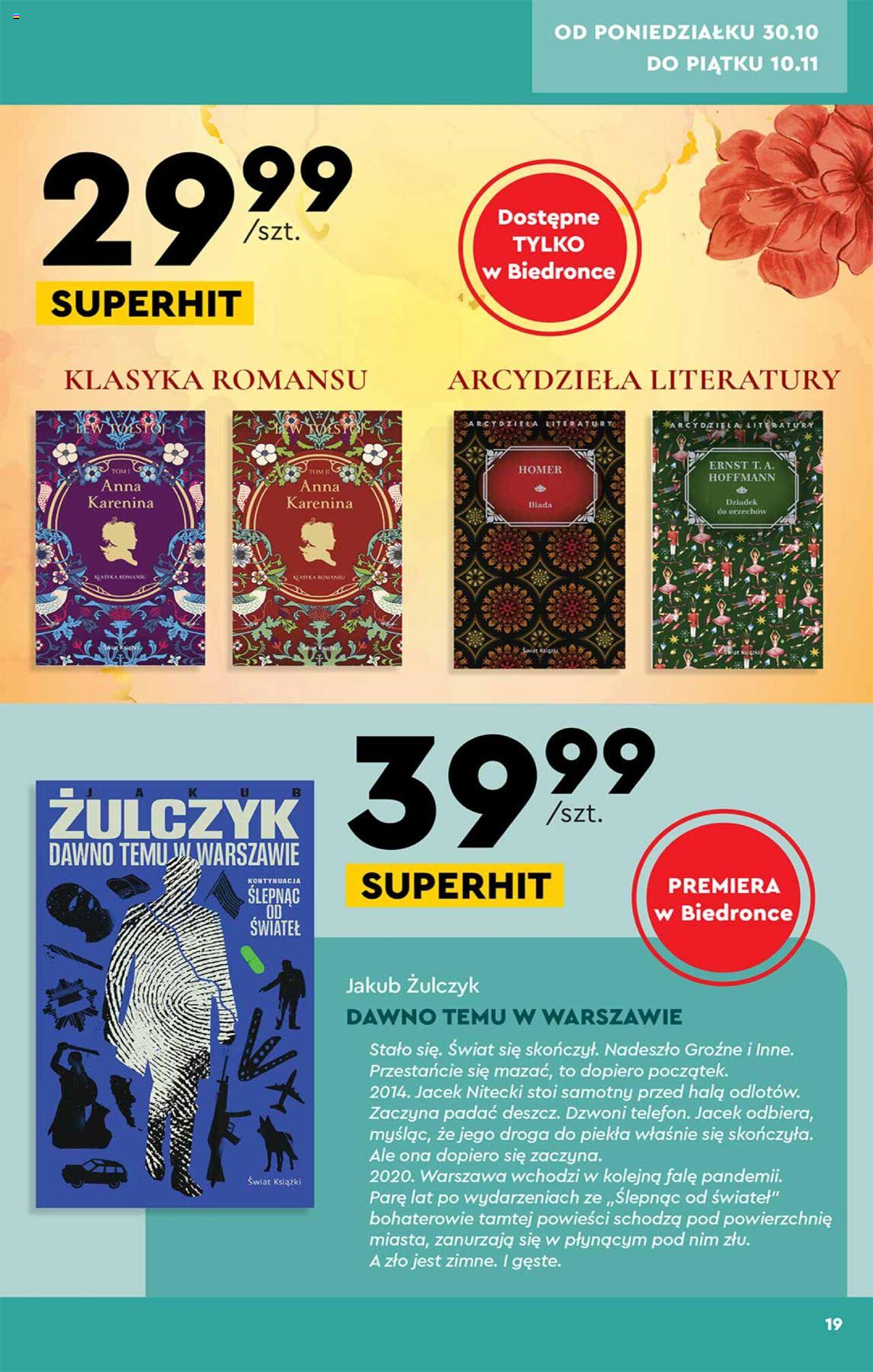 Biedronka Okazje tygodnia ważna od 30.10.2023 do 10.11.2023 strona 19