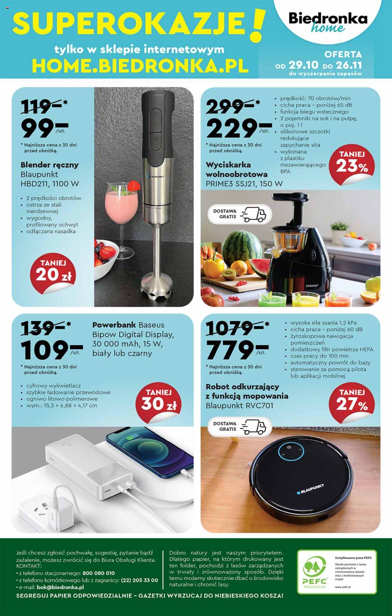 Biedronka Okazje tygodnia ważna od 30.10.2023 do 10.11.2023 strona 36