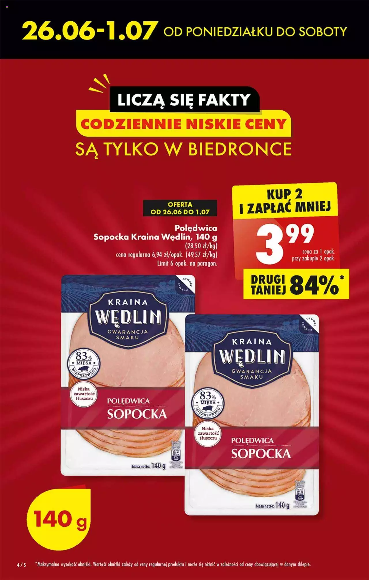 Biedronka ważna od 26.06.2023 do 01.07.2023 strona 4