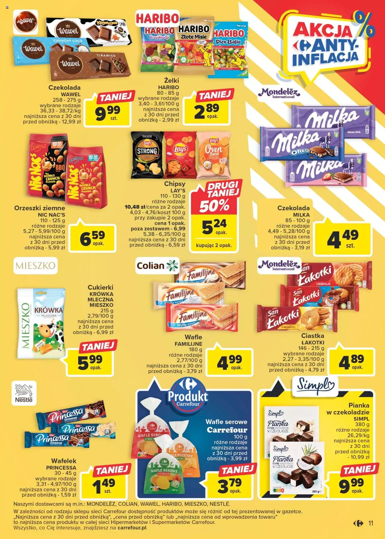 Carrefour Akcja Anty-inflacja Gazetka ważna od 29.08.2023 do 09.09.2023 strona 11
