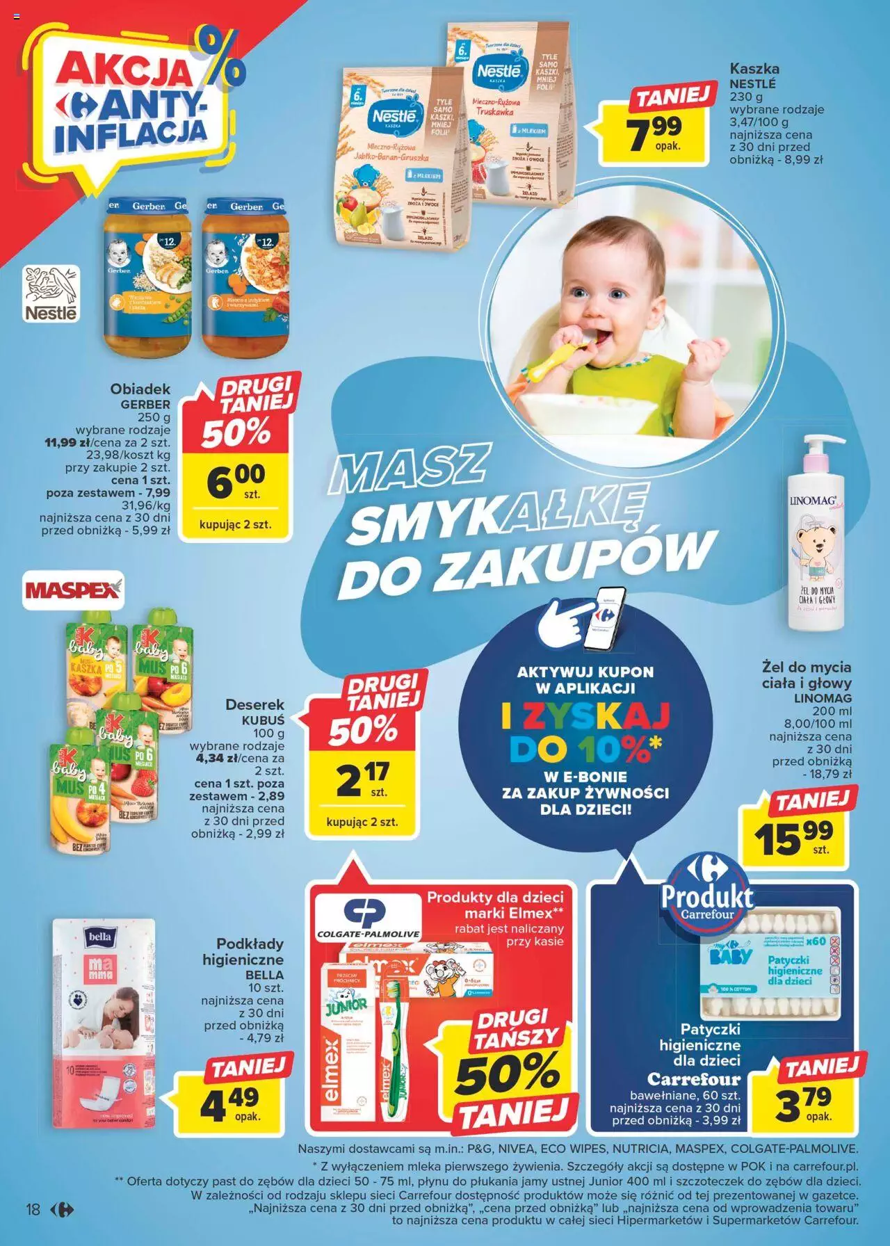 Carrefour Akcja Anty-inflacja Gazetka ważna od 29.08.2023 do 09.09.2023 strona 18