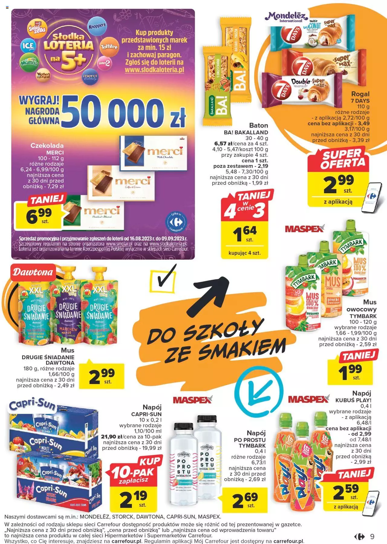 Carrefour Akcja Anty-inflacja Gazetka ważna od 29.08.2023 do 09.09.2023 strona 9