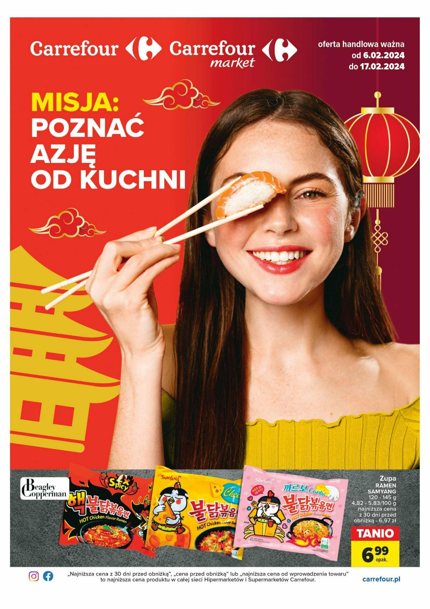 Carrefour Azja od kuchni Gazetka ważna od 06.02.2024 do 17.02.2024 strona 1