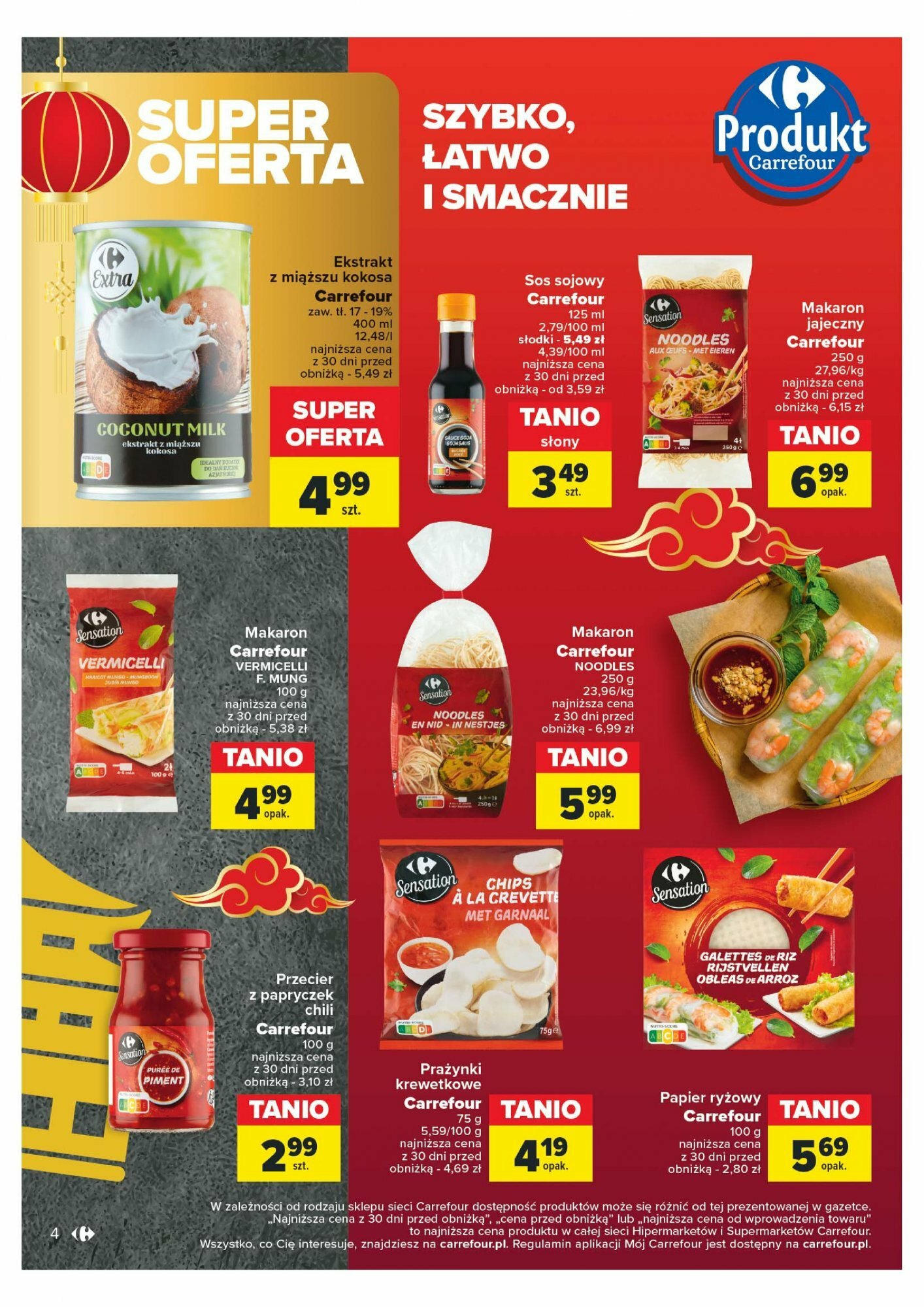 Carrefour Azja od kuchni Gazetka ważna od 06.02.2024 do 17.02.2024 strona 4