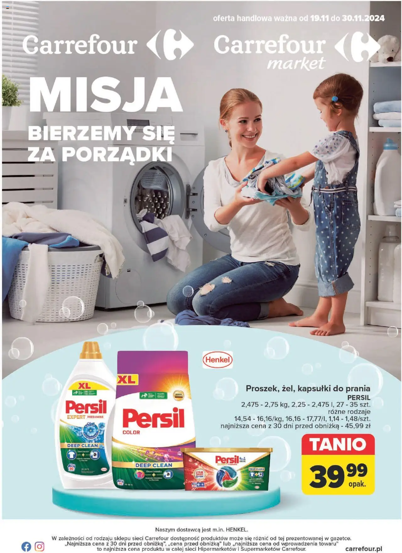 Carrefour Bierzemy sie za porzadki Gazetka ważna od 19.11.2024 do 30.11.2024 strona 1