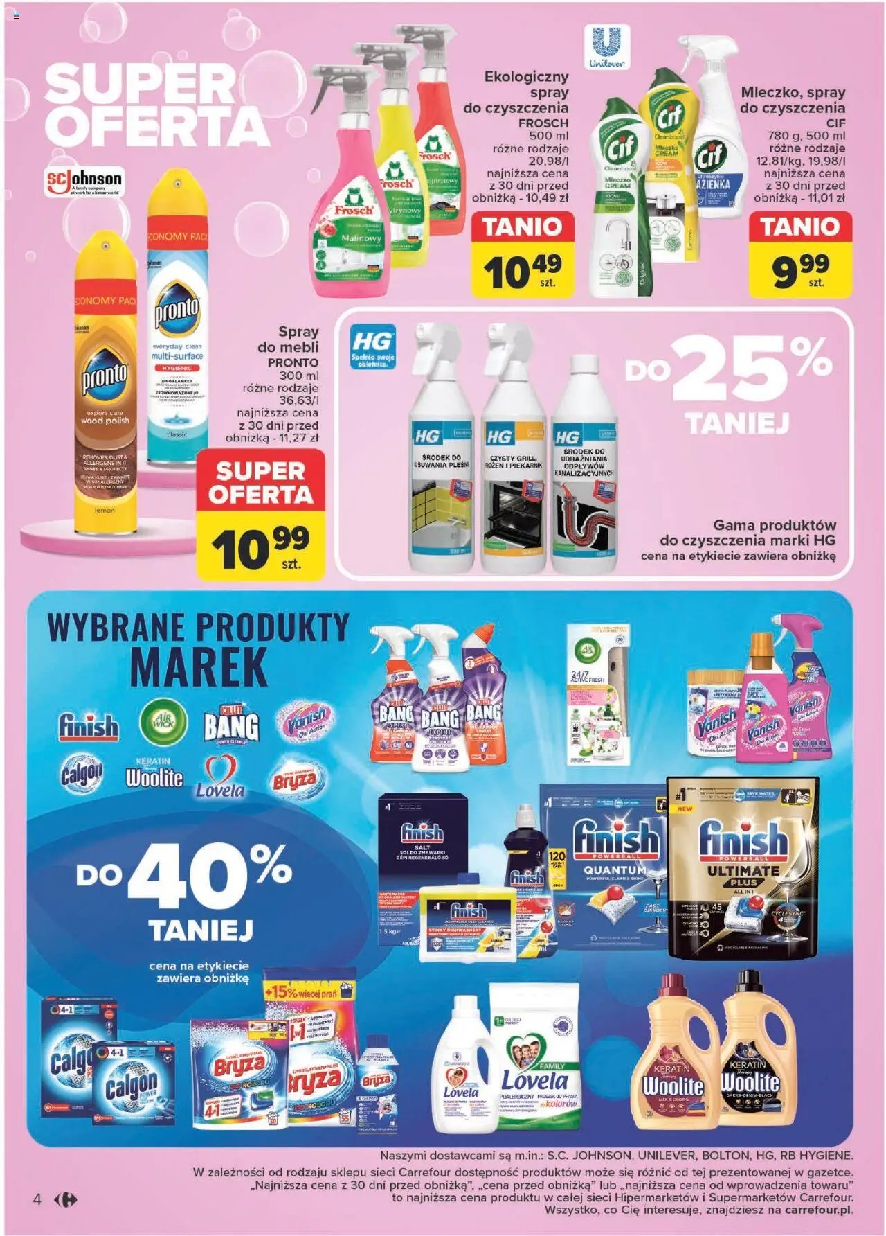Carrefour Bierzemy sie za porzadki Gazetka ważna od 19.11.2024 do 30.11.2024 strona 4