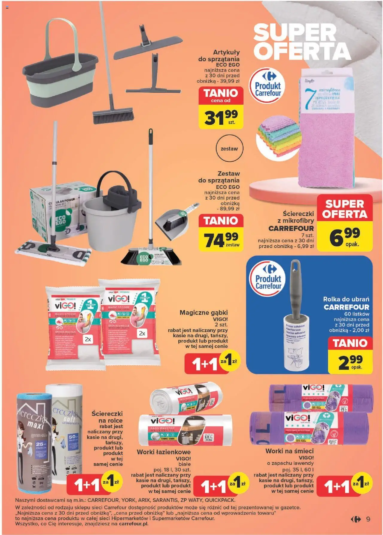 Carrefour Bierzemy sie za porzadki Gazetka ważna od 19.11.2024 do 30.11.2024 strona 9