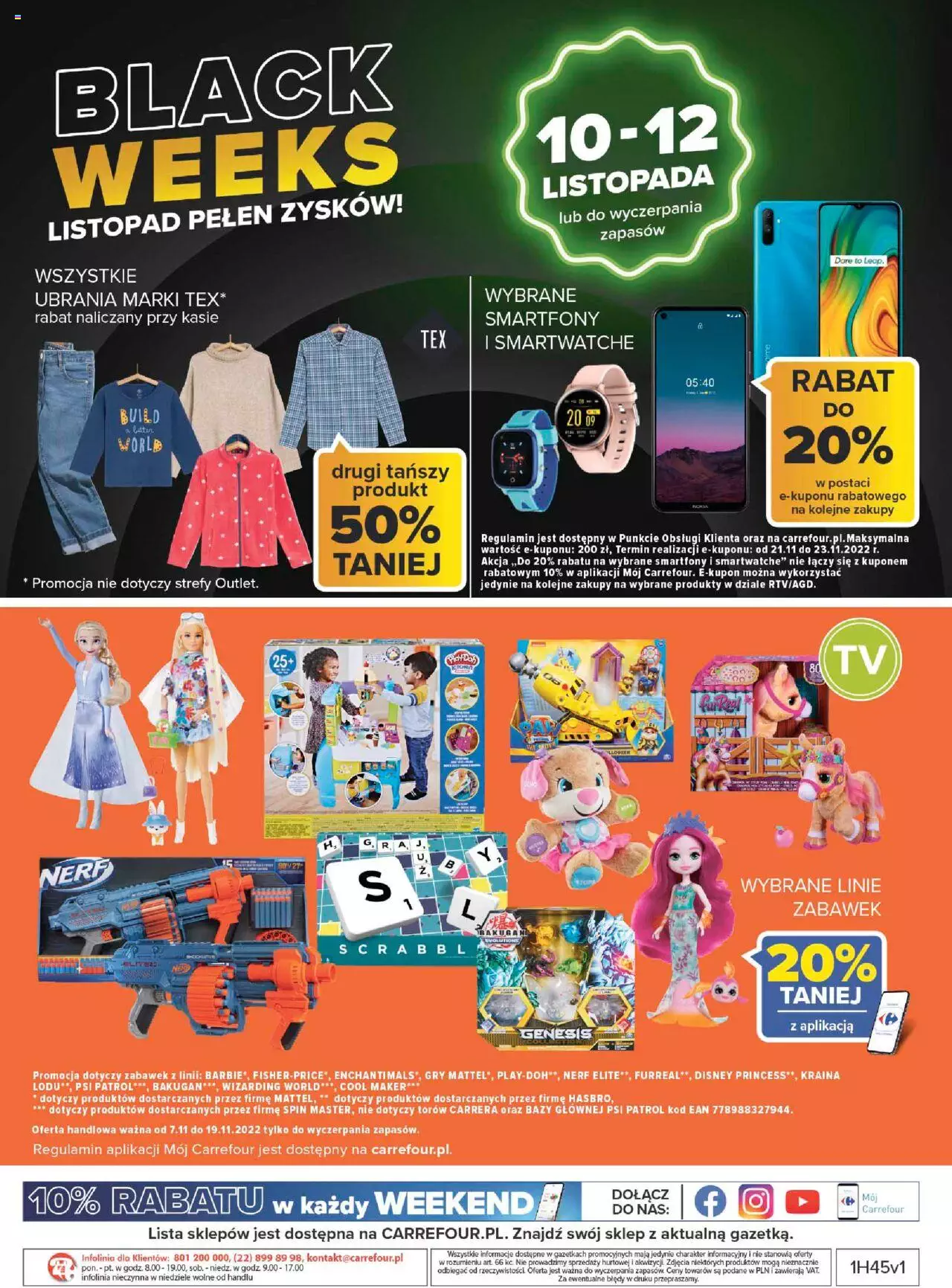 Carrefour Black Weeks gazetka ważna od 08.11.2022 do 19.11.2022 strona 39