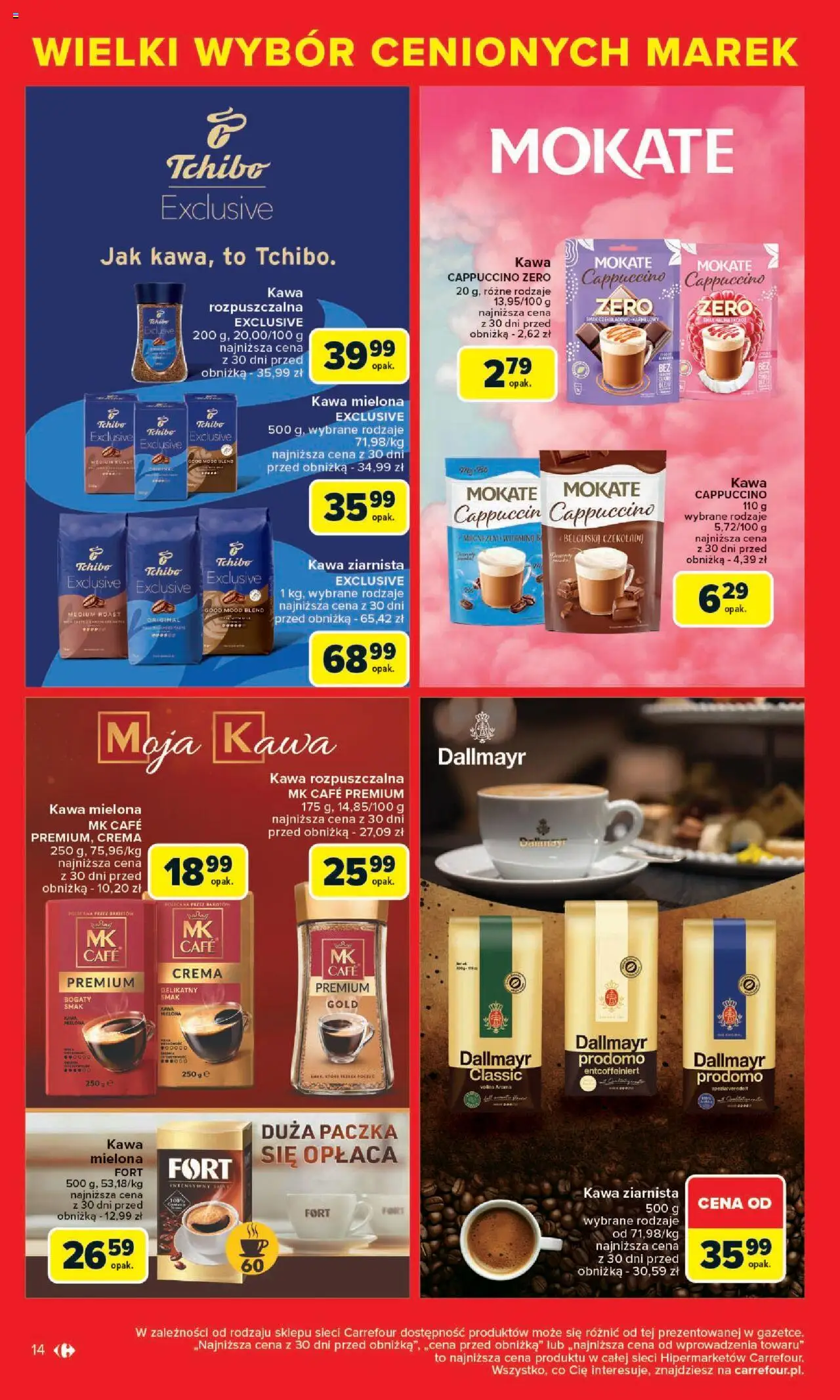 Carrefour Cenione marki, super ceny  Gazetka  ważna od  04.08.2025 do 16.08.2025 strona 14