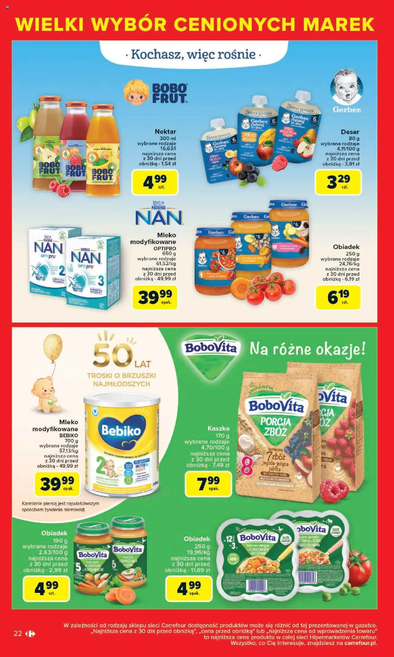 Carrefour Cenione marki, super ceny  Gazetka  ważna od  04.08.2025 do 16.08.2025 strona 22