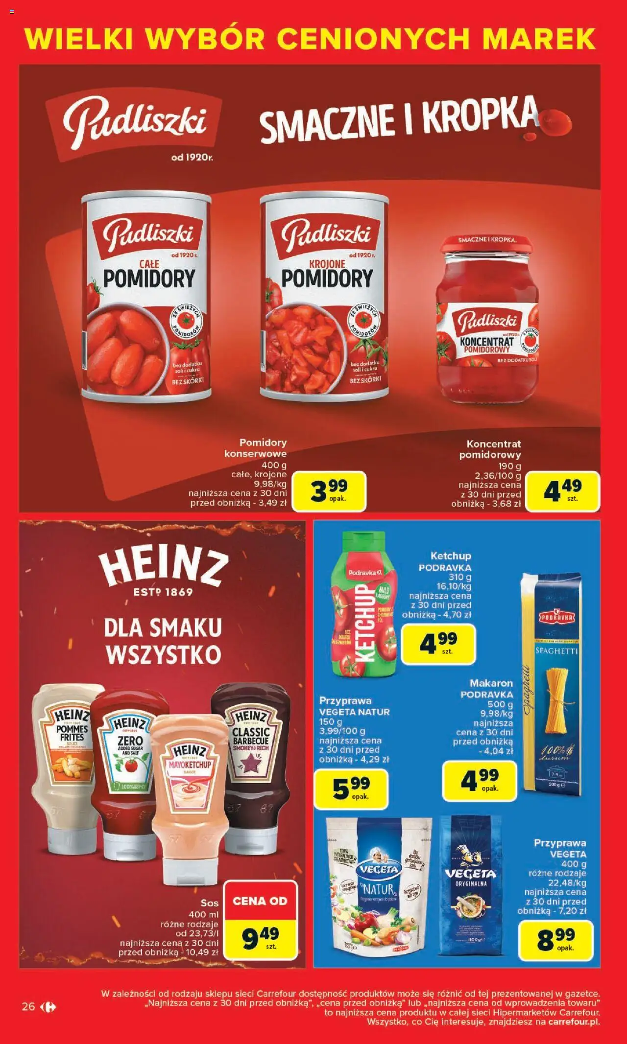 Carrefour Cenione marki, super ceny  Gazetka  ważna od  04.08.2025 do 16.08.2025 strona 26