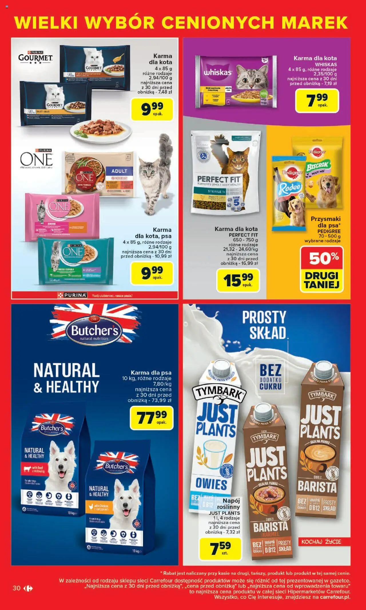 Carrefour Cenione marki, super ceny  Gazetka  ważna od  04.08.2025 do 16.08.2025 strona 30
