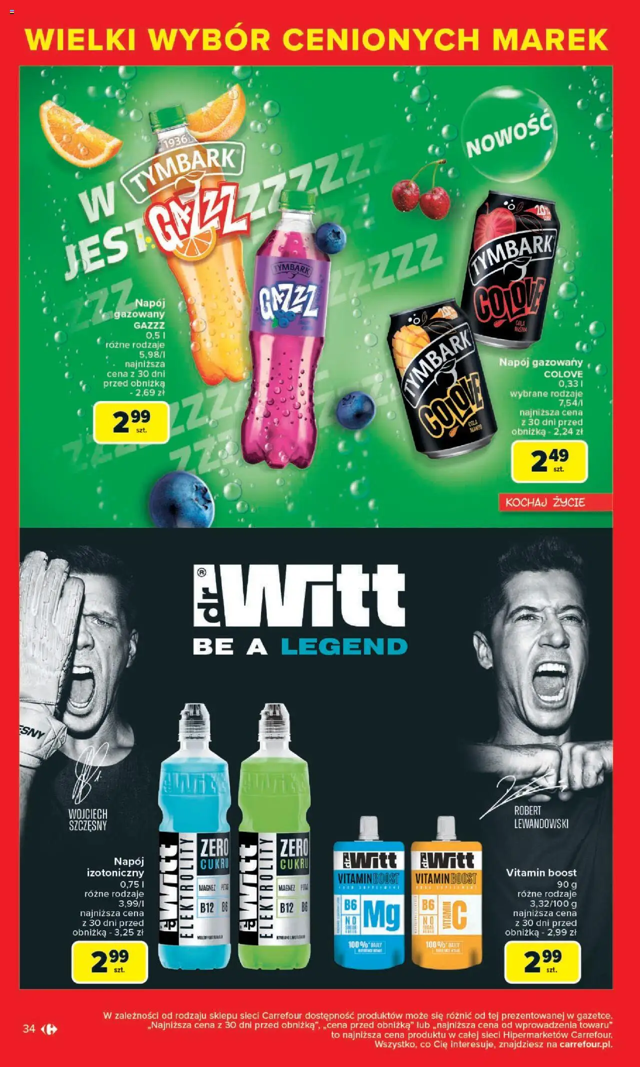 Carrefour Cenione marki, super ceny  Gazetka  ważna od  04.08.2025 do 16.08.2025 strona 34