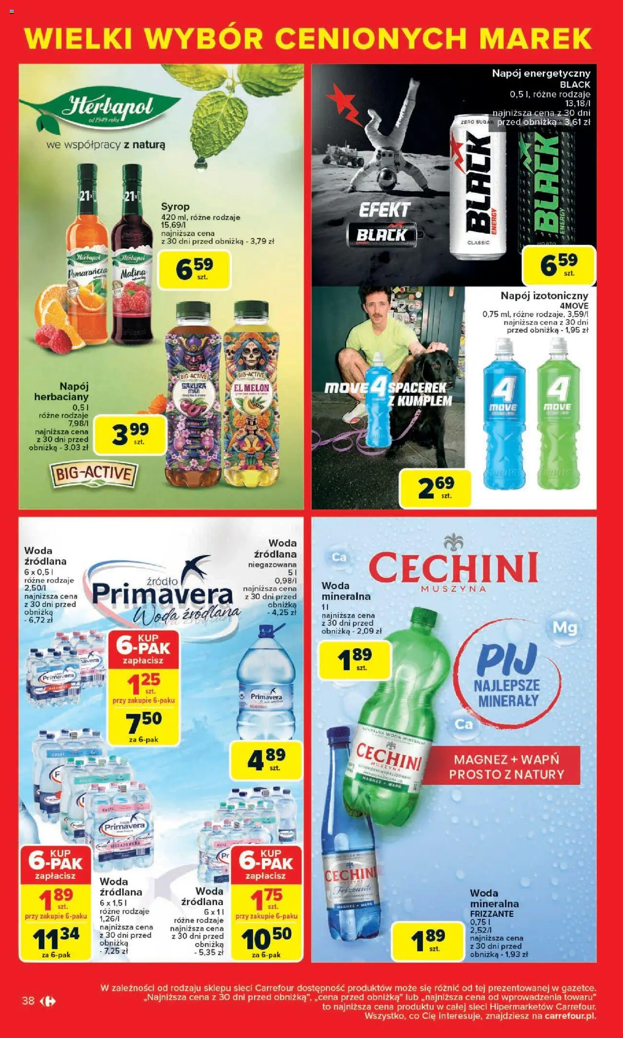 Carrefour Cenione marki, super ceny  Gazetka  ważna od  04.08.2025 do 16.08.2025 strona 38