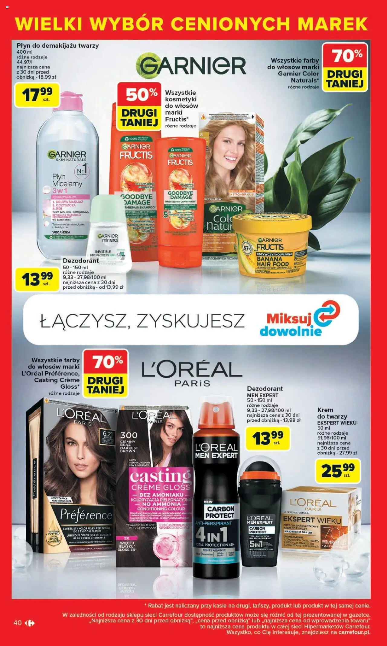 Carrefour Cenione marki, super ceny  Gazetka  ważna od  04.08.2025 do 16.08.2025 strona 40
