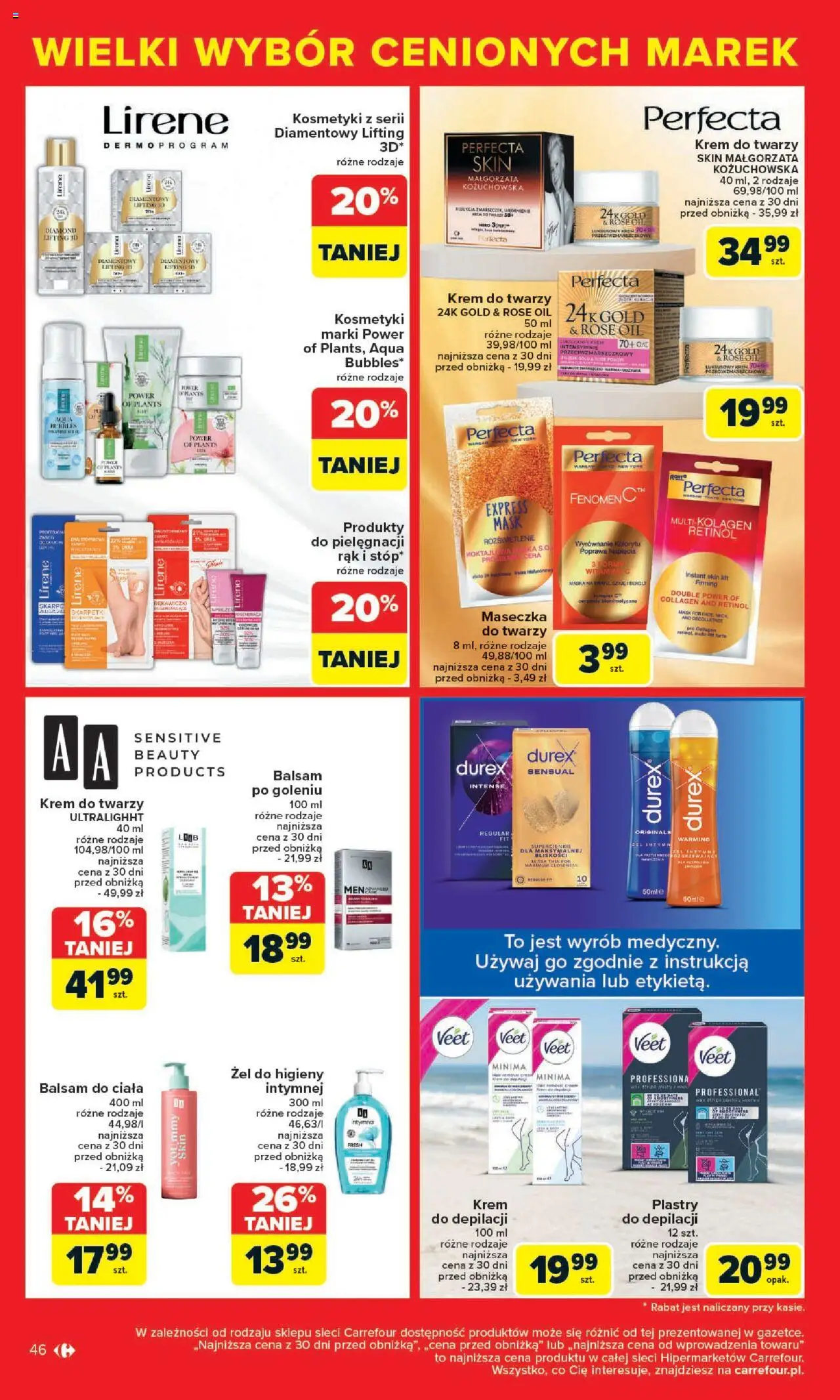 Carrefour Cenione marki, super ceny  Gazetka  ważna od  04.08.2025 do 16.08.2025 strona 46