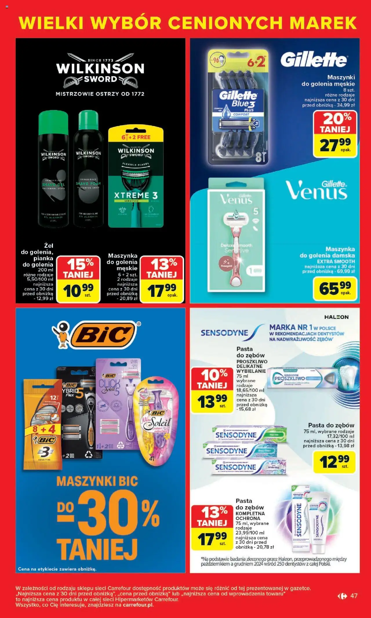 Carrefour Cenione marki, super ceny  Gazetka  ważna od  04.08.2025 do 16.08.2025 strona 47