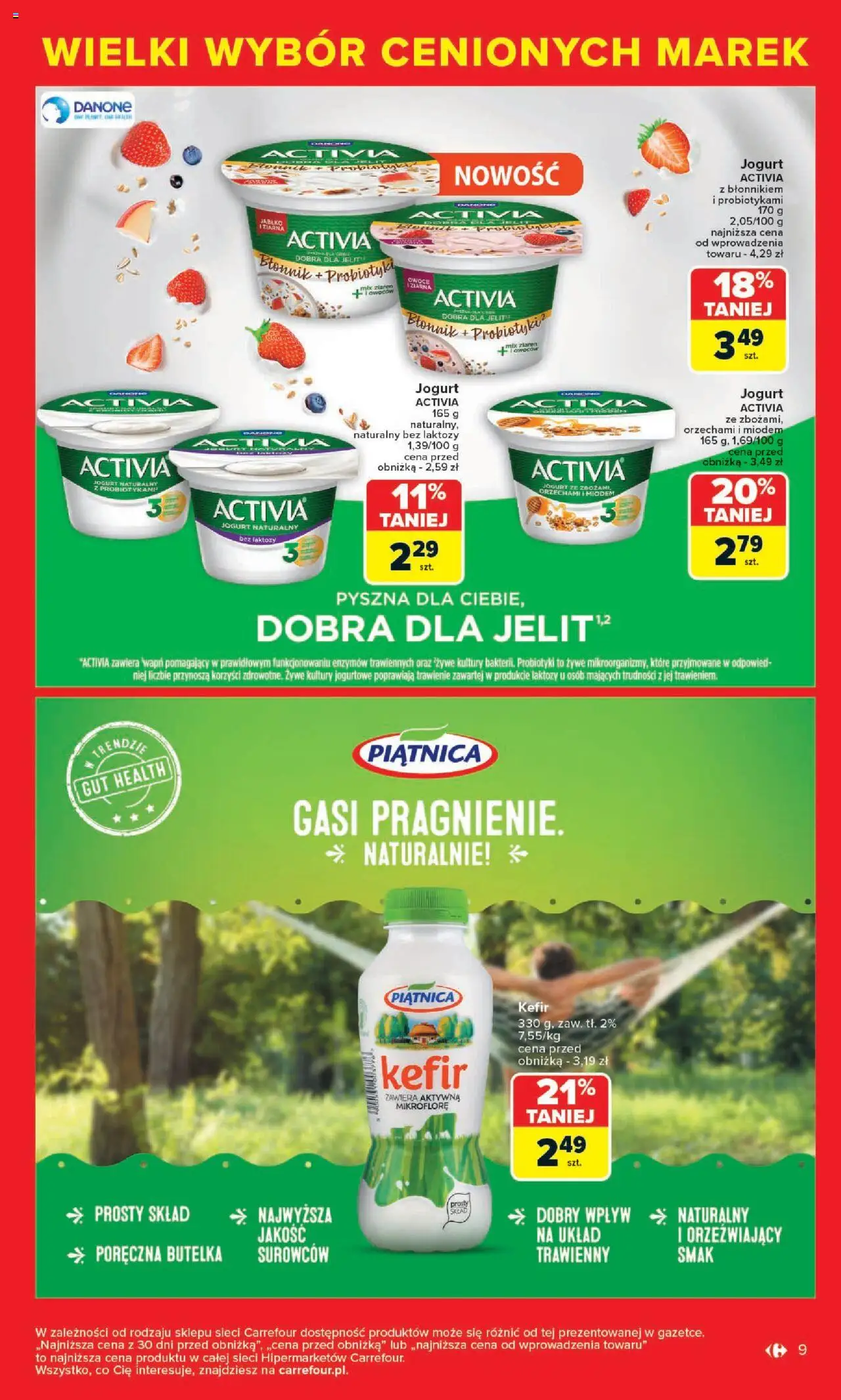 Carrefour Cenione marki, super ceny  Gazetka  ważna od  04.08.2025 do 16.08.2025 strona 9