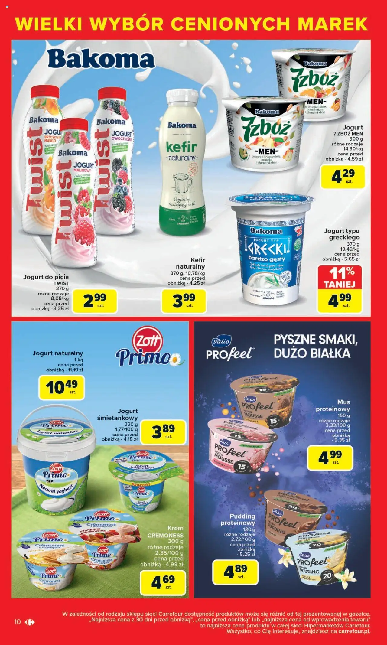 Carrefour Cenione marki, super ceny  Gazetka  ważna od  04.08.2025 do 16.08.2025 strona 10