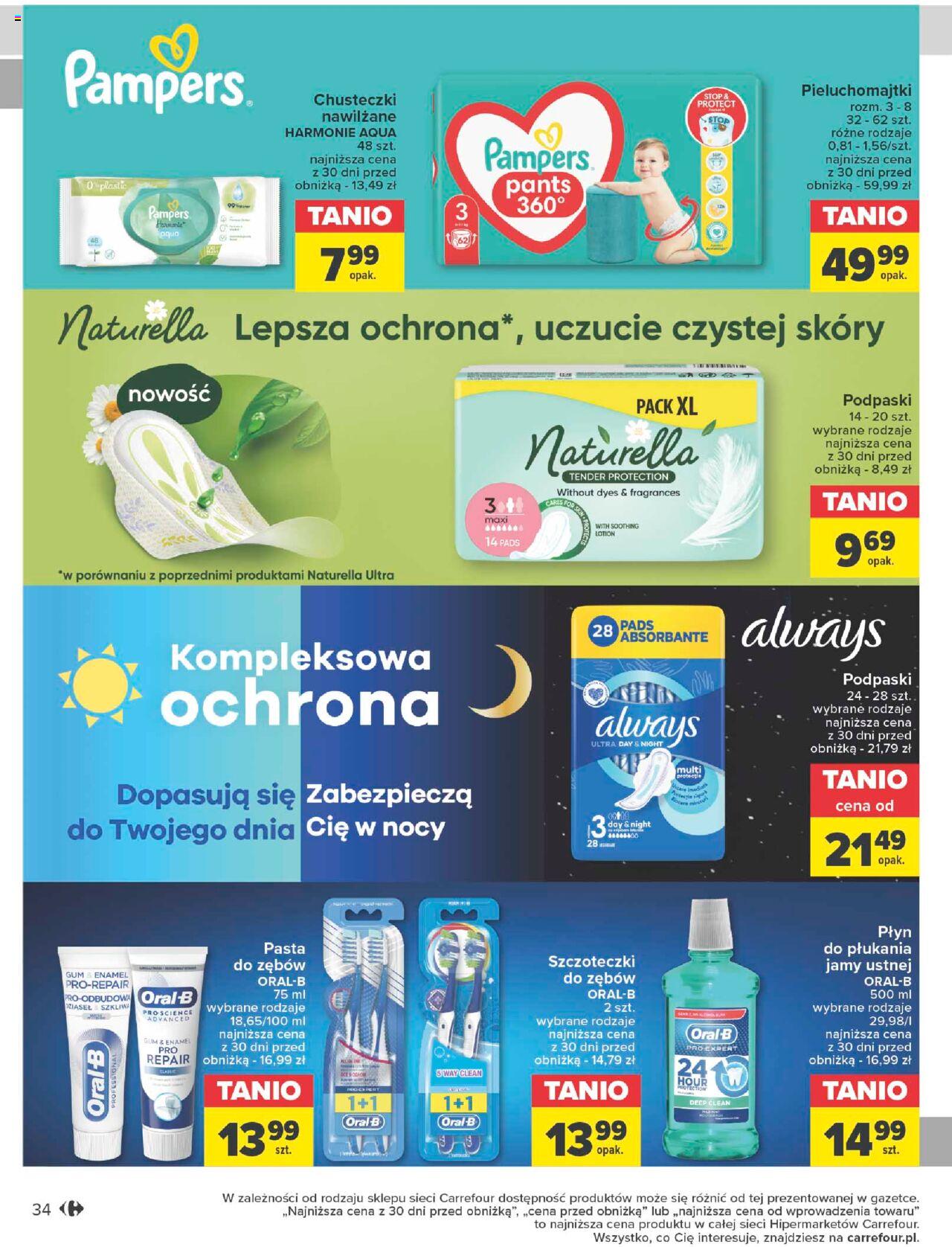 Carrefour Dobry odpoczynek Gazetka ważna od 16.01.2024 do 28.01.2024 strona 34