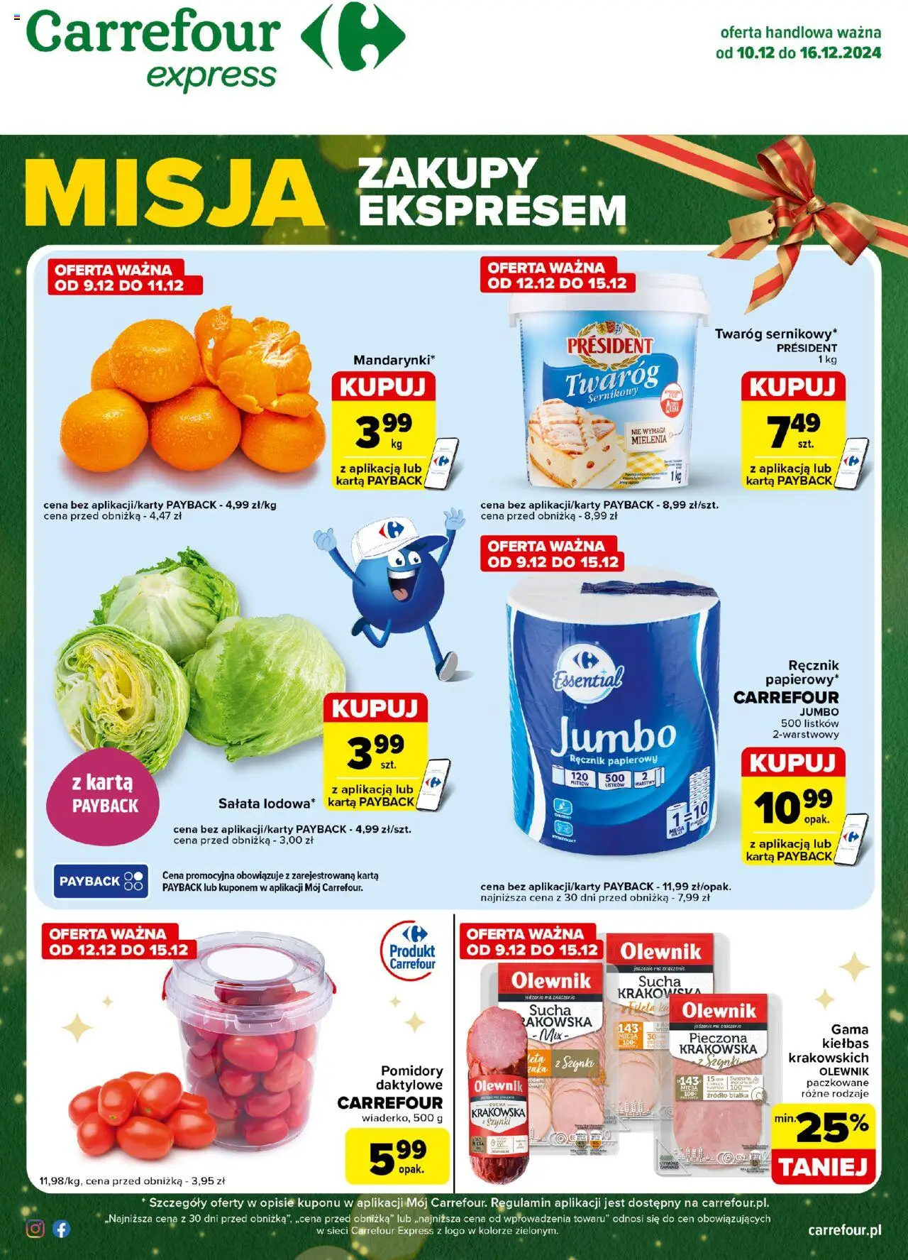 Carrefour Expres II gazetka ważna  od 10.12.2024 do 16.12.2024 strona 1