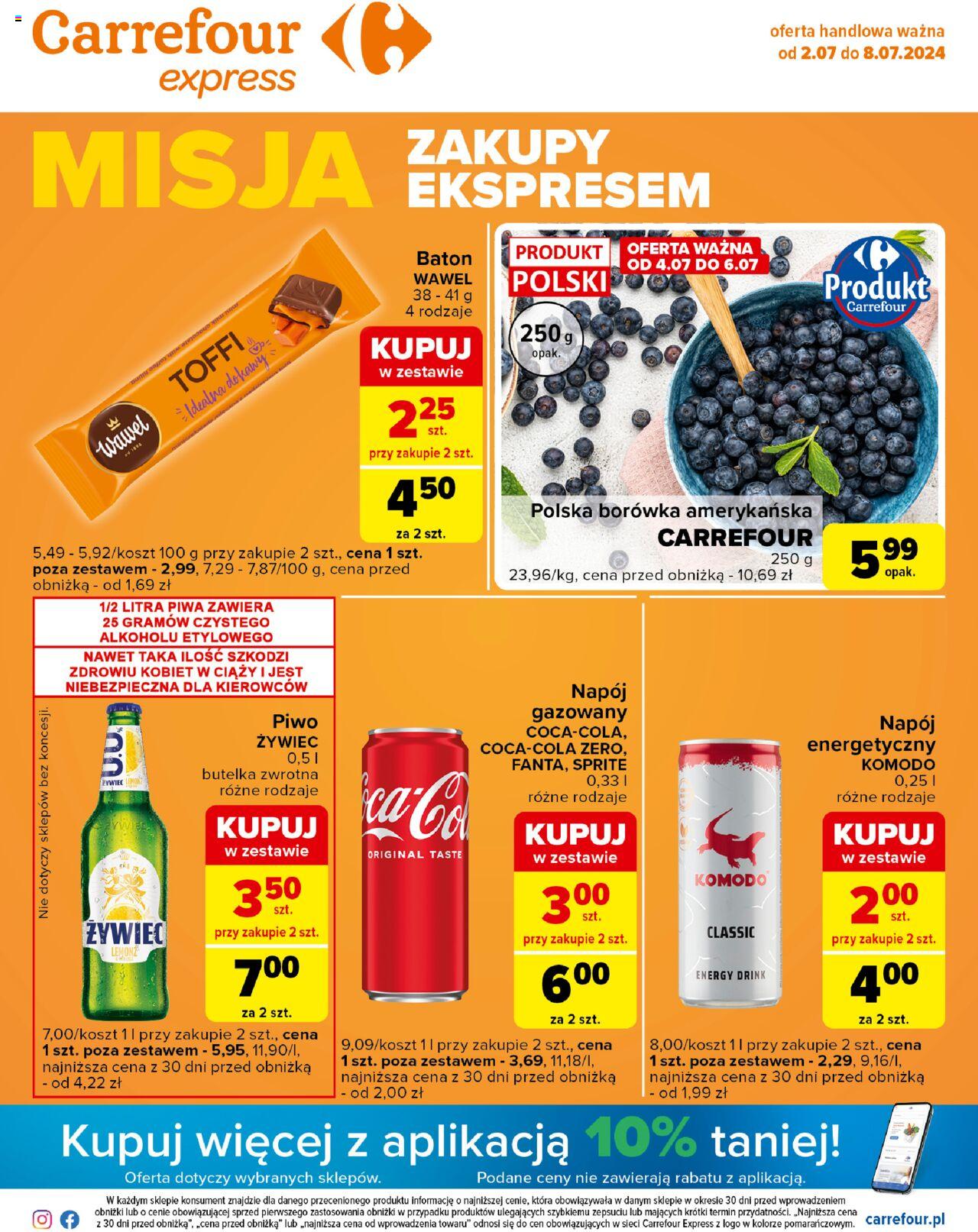 Carrefour Express Gazetka ważna od 02.07.2024 do 08.07.2024 strona 1