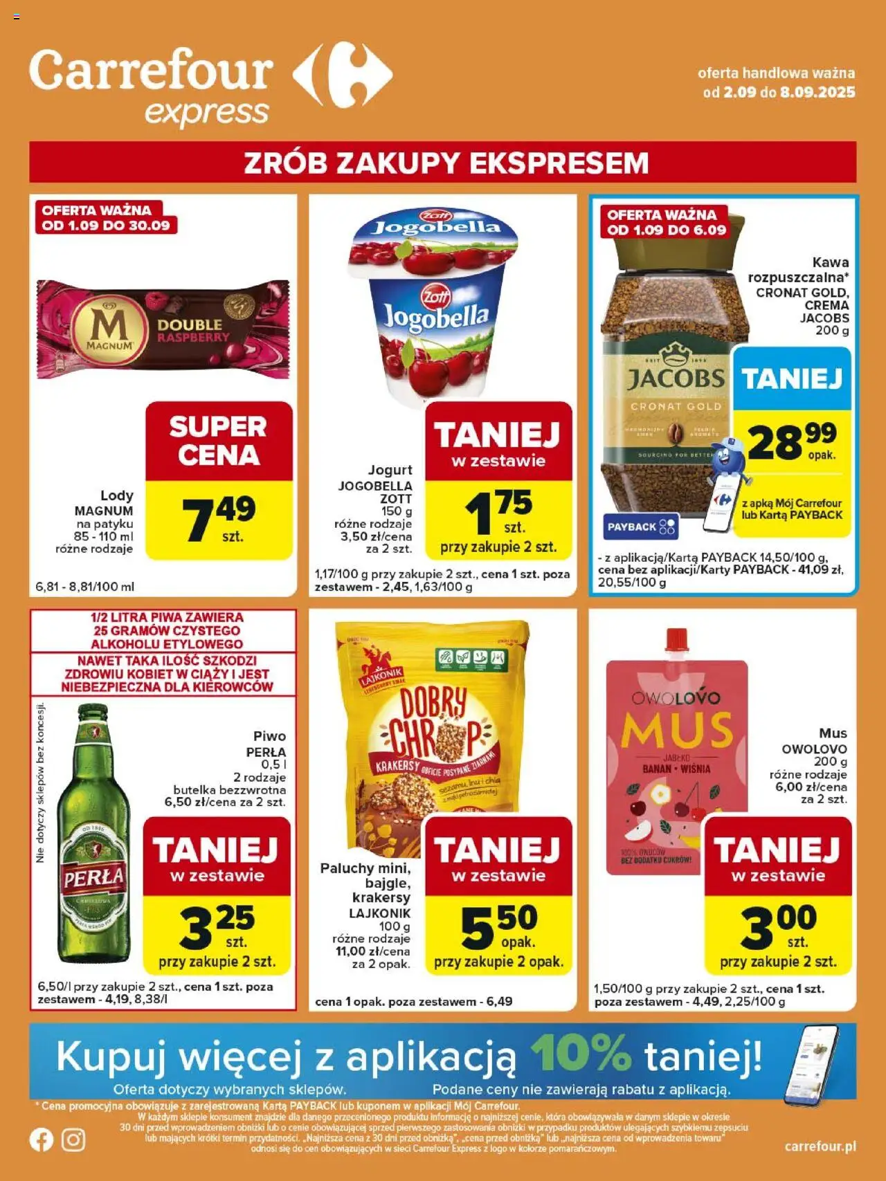 Carrefour Express  Gazetka ważna od  02.09.2025 do 08.09.2025 strona 1