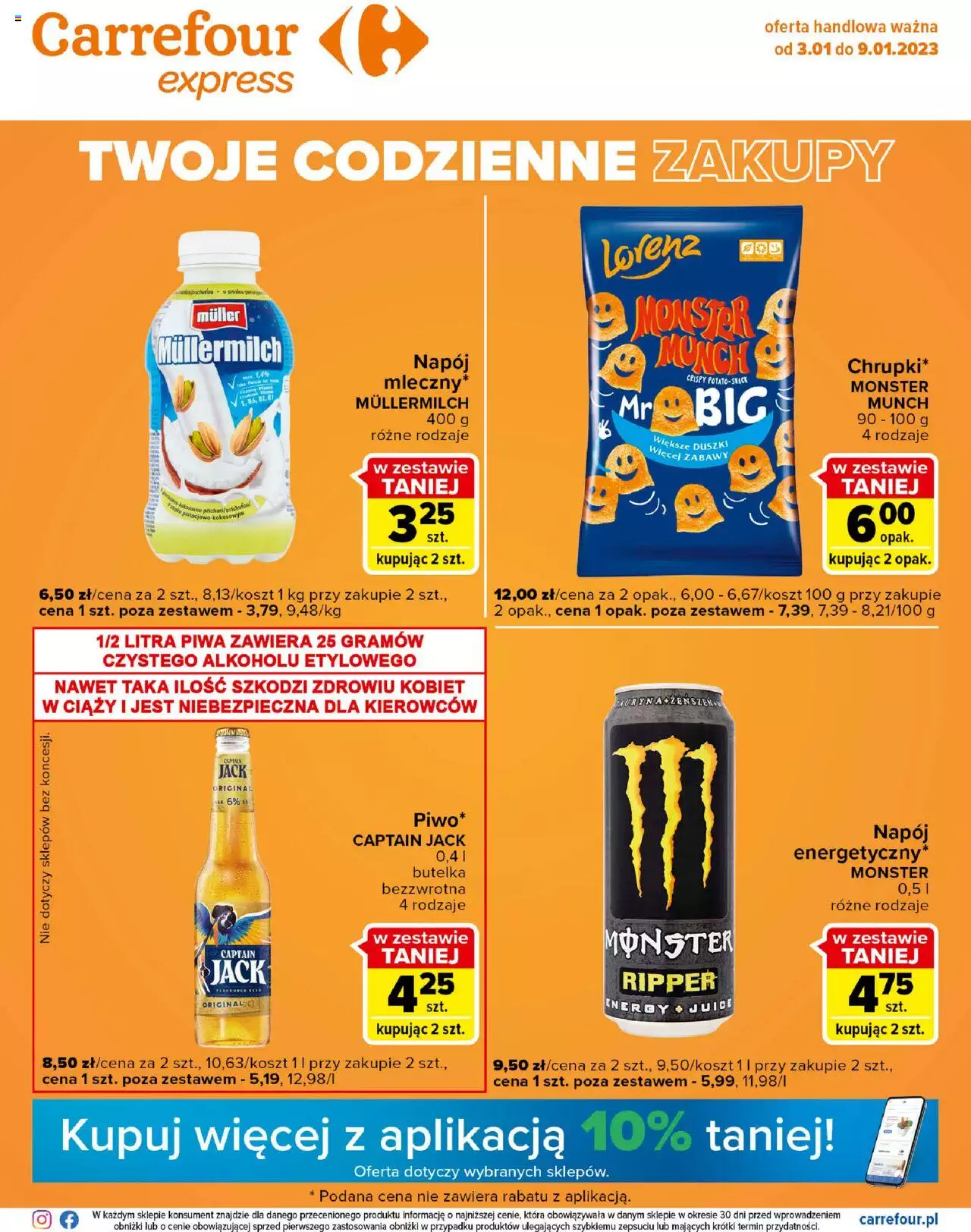 Carrefour Express  Gazetka ważna od 03.01.2023 do 09.01.2023 strona 1