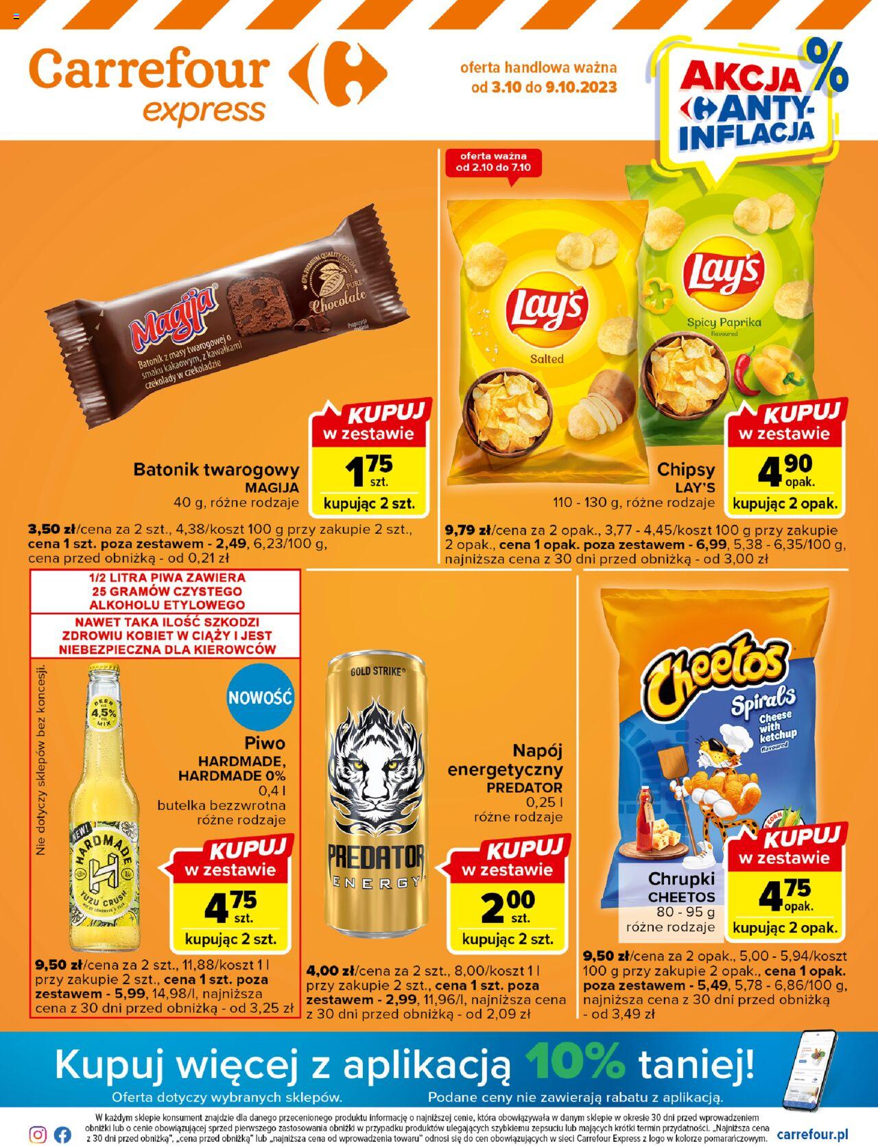 Carrefour Express Gazetka ważna od 03.10.2023 do 09.10.2023 strona 1