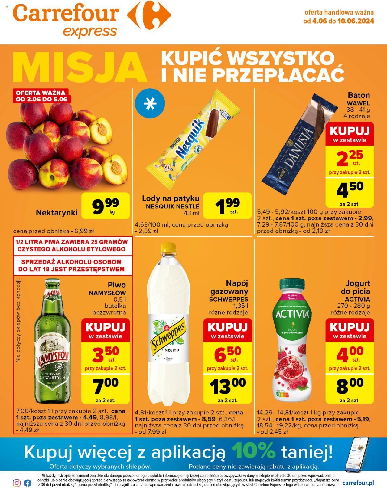 Carrefour Express Gazetka ważna od 04.06.2024 do 10.06.2024 strona 1