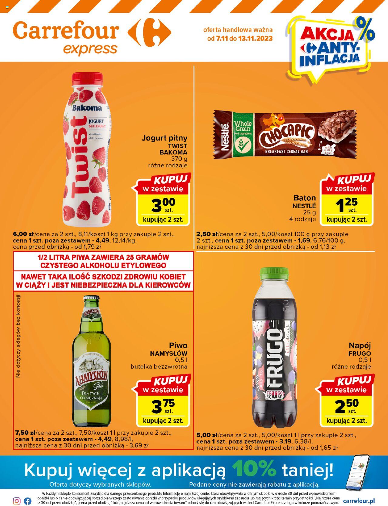 Carrefour Express Gazetka ważna od 07.11.2023 do 13.11.2023 strona 1