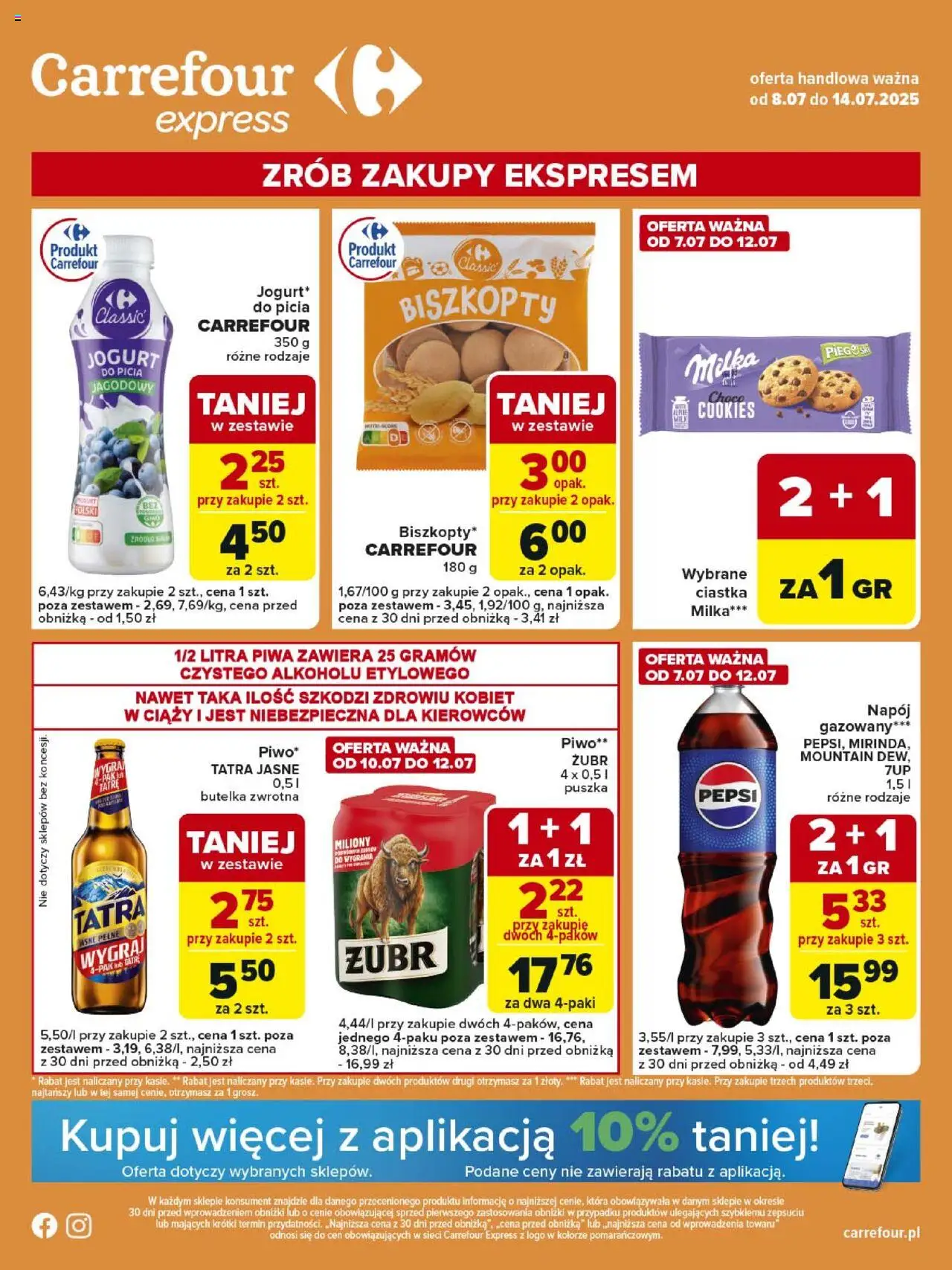 Carrefour Express Gazetka ważna od 08.07.2025 do 14.07.2025 strona 1