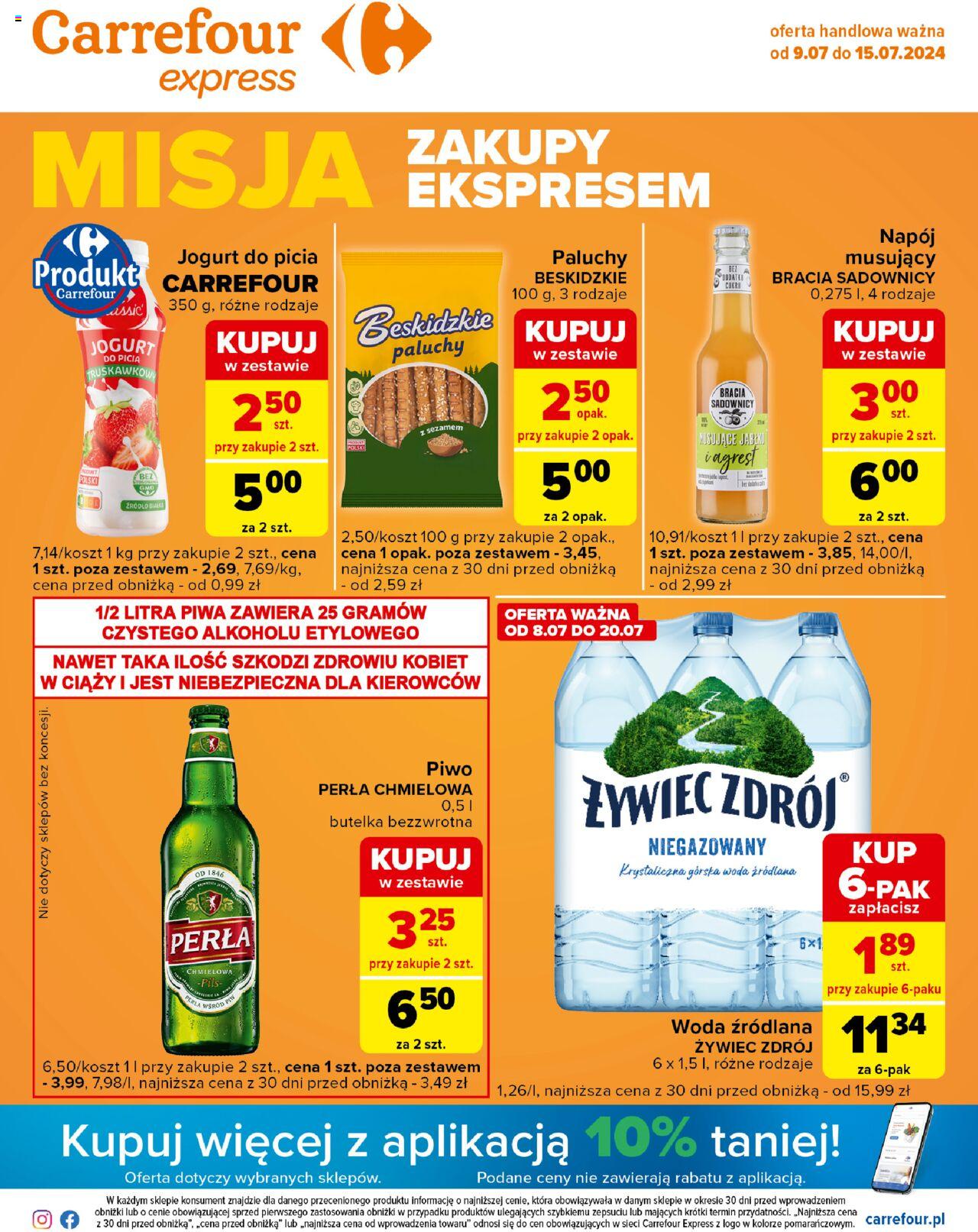 Carrefour Express Gazetka ważna od 09.07.2024 do 15.07.2024 strona 1