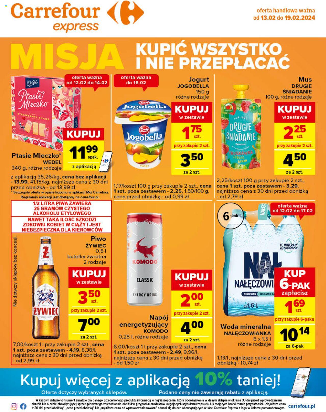 Carrefour Express Gazetka ważna od 13.02.2024 do 19.02.2024 strona 1