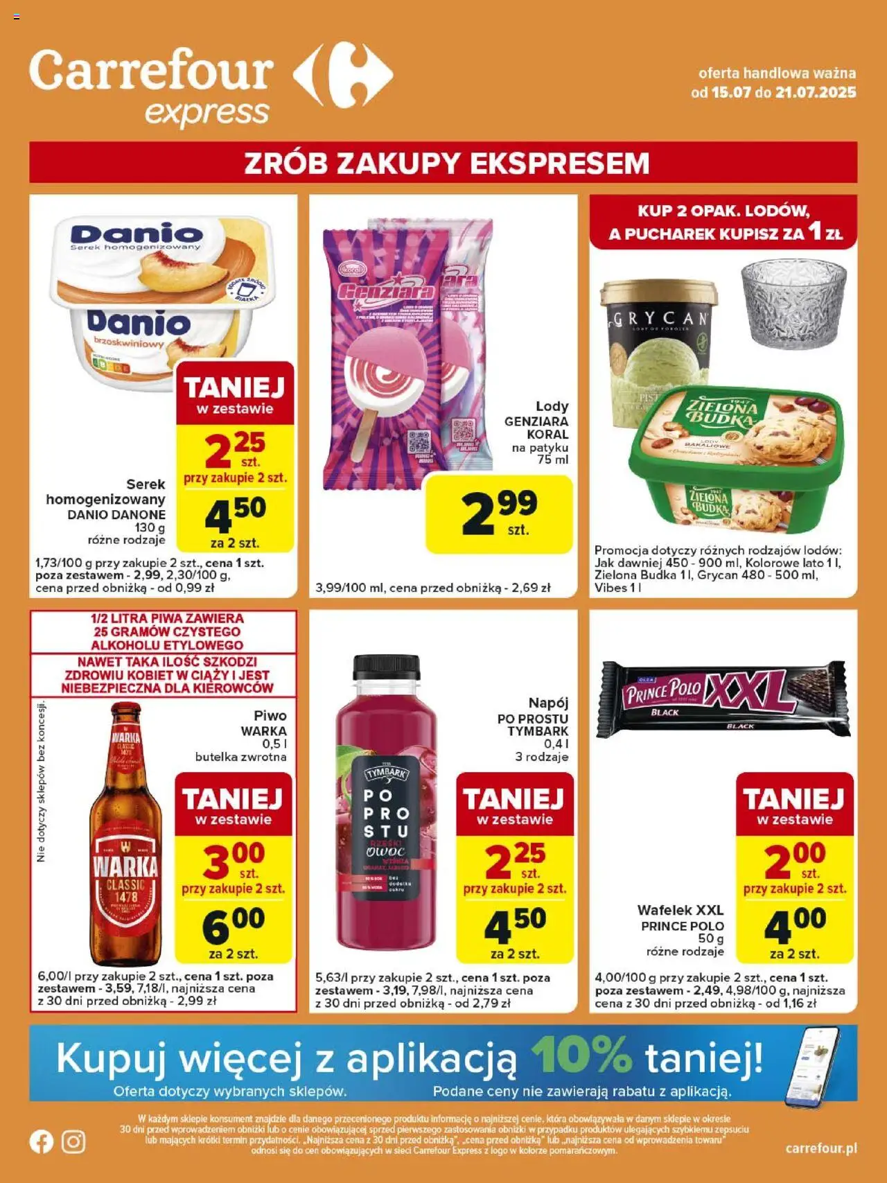 Carrefour Express Gazetka ważna od 15.07.2025 do 21.07.2025 strona 1