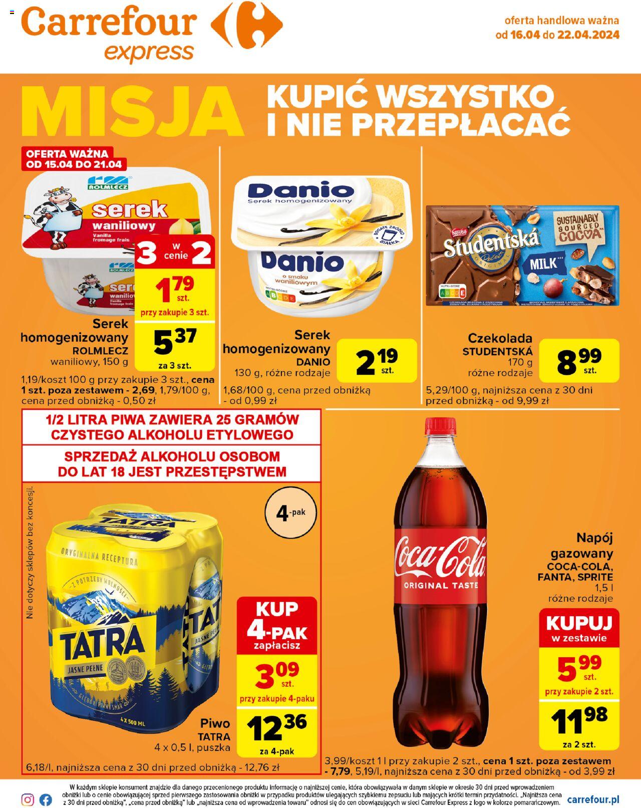 Carrefour Express Gazetka ważna od 16.04.2024 do 22.04.2024 strona 2