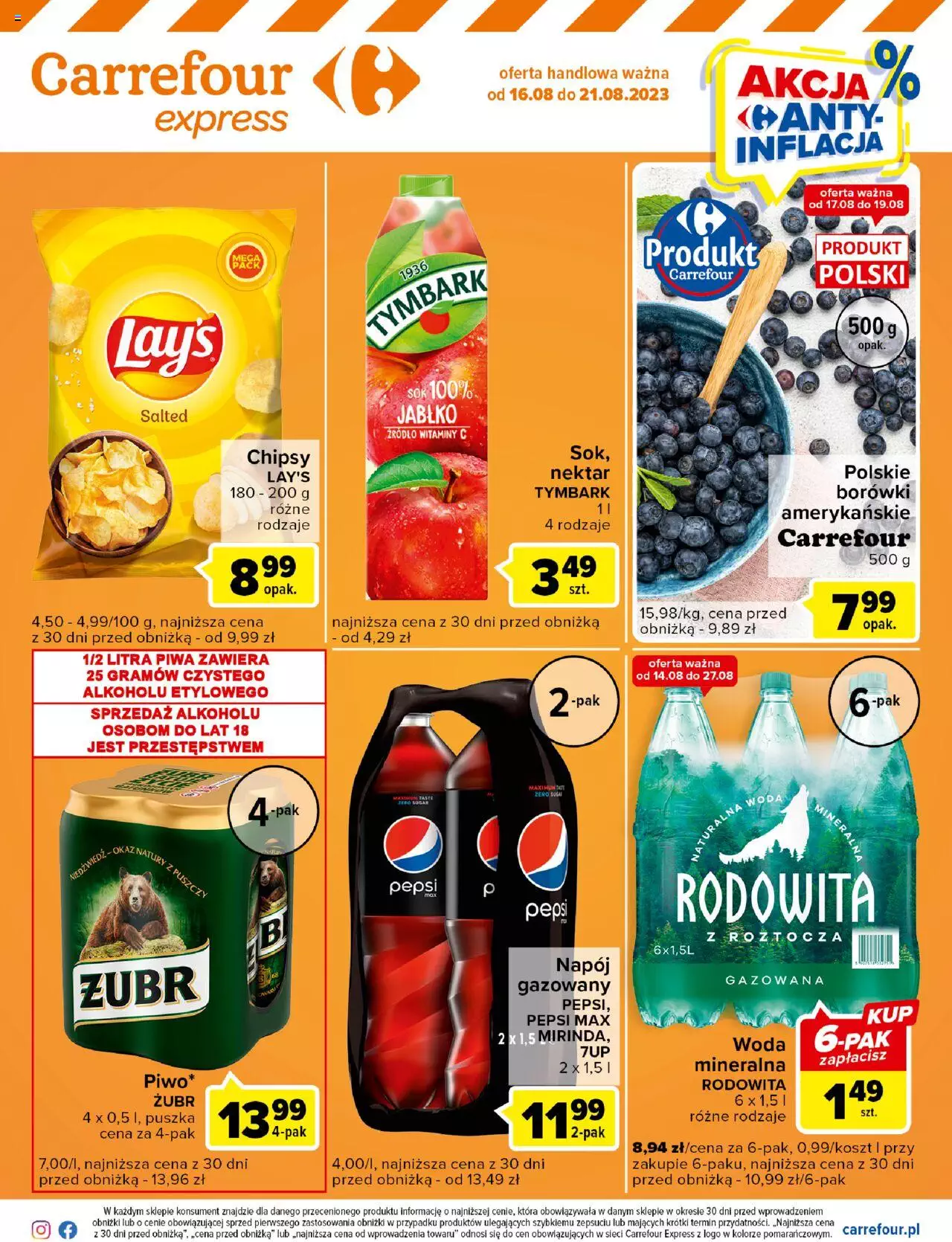 Carrefour Express Gazetka ważna od 16.08.2023 do 21.08.2023 strona 2