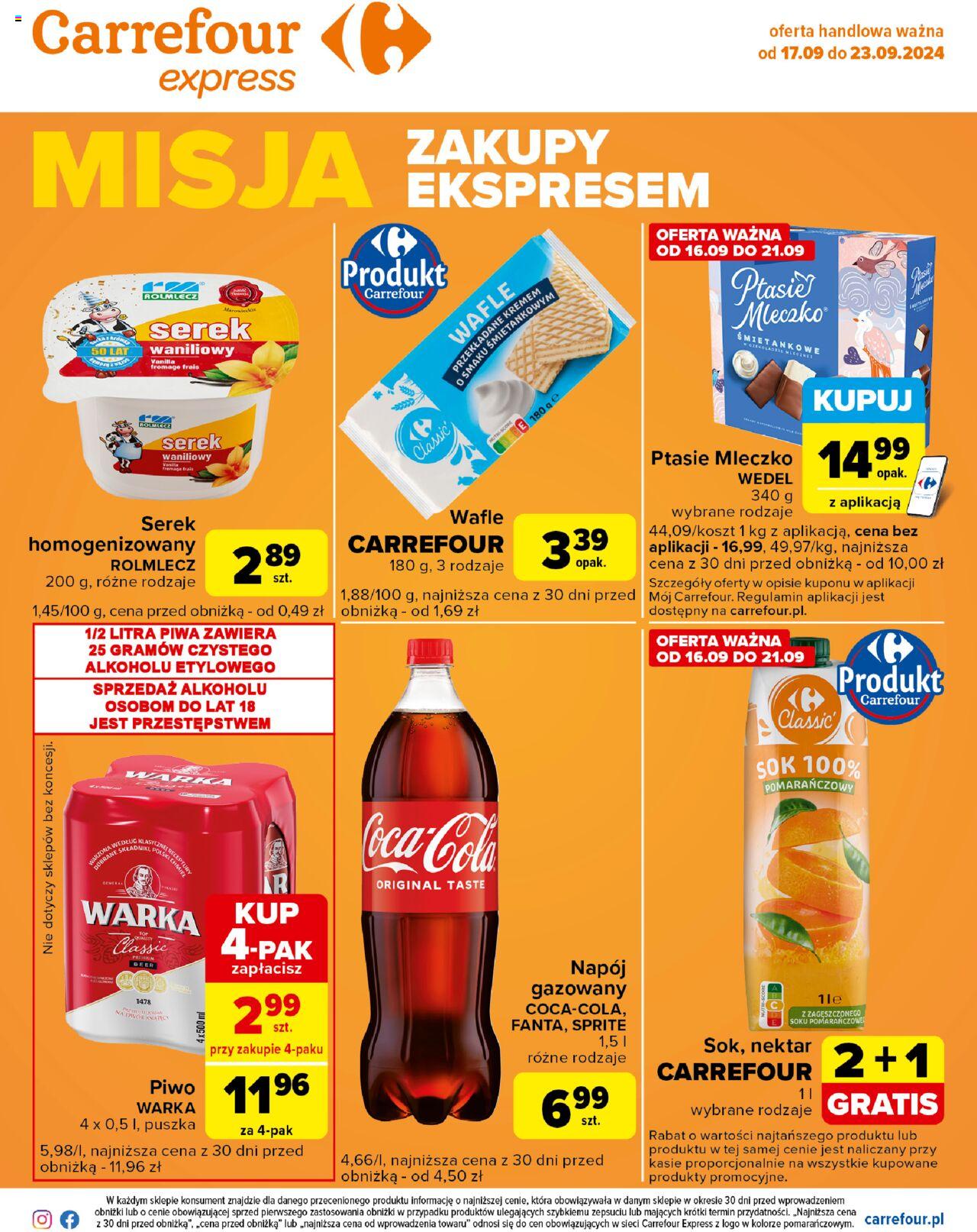 Carrefour Express Gazetka ważna od 17.09.2024 do 23.09.2024 strona 2