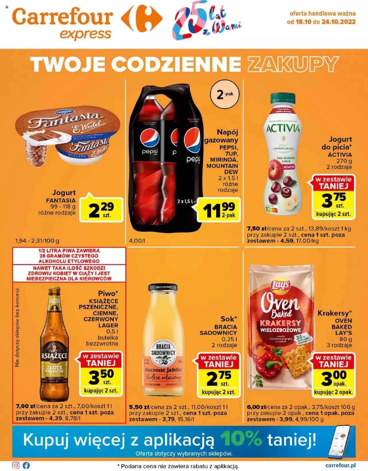 Carrefour Express gazetka ważna od 18.10.2022 do  24.10.2022 strona 1
